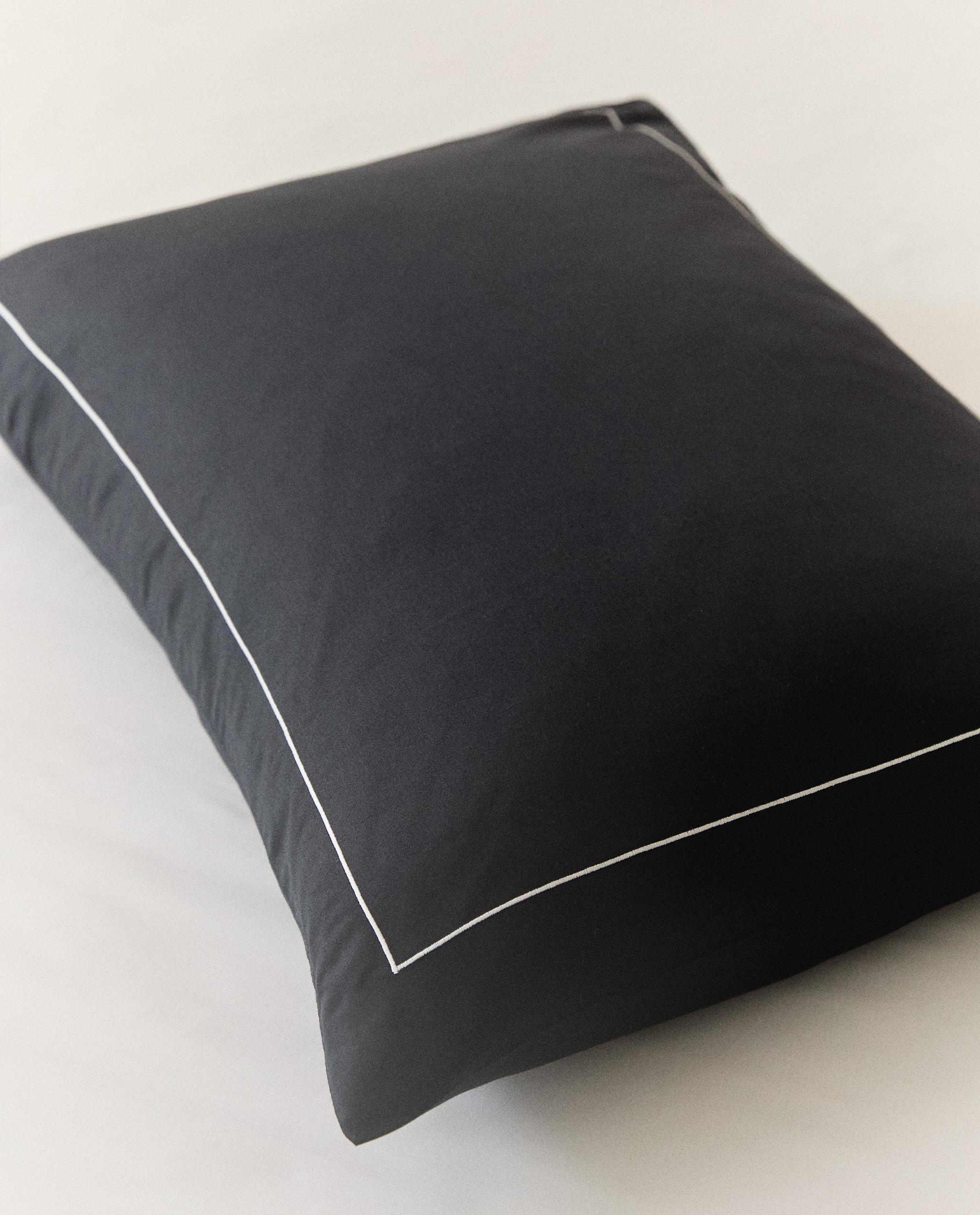 SATEEN PILLOWCASE WITH TRIM (500 THREAD COUNT) product thumbnail 6