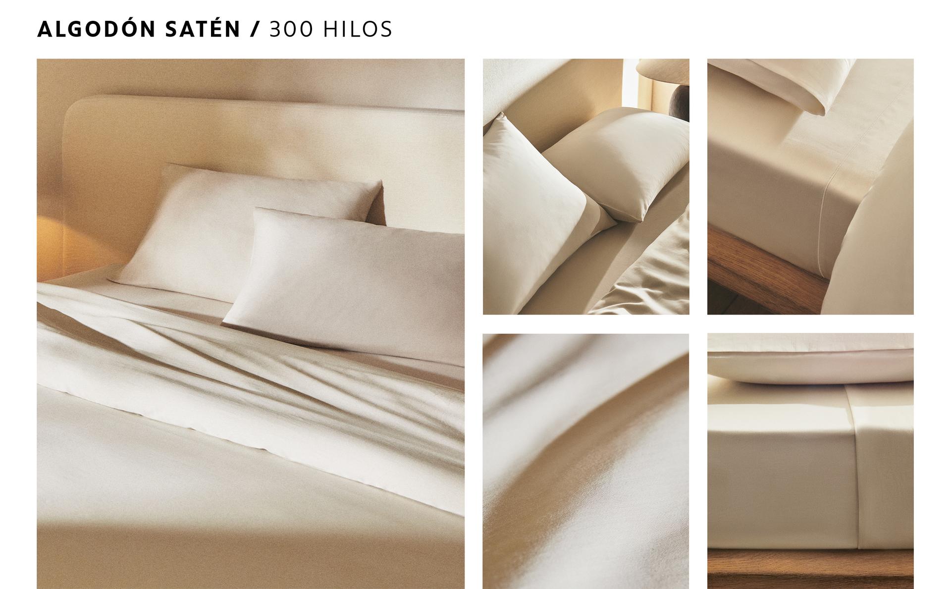 (300 THREAD COUNT) SET OF SATEEN SHEETS