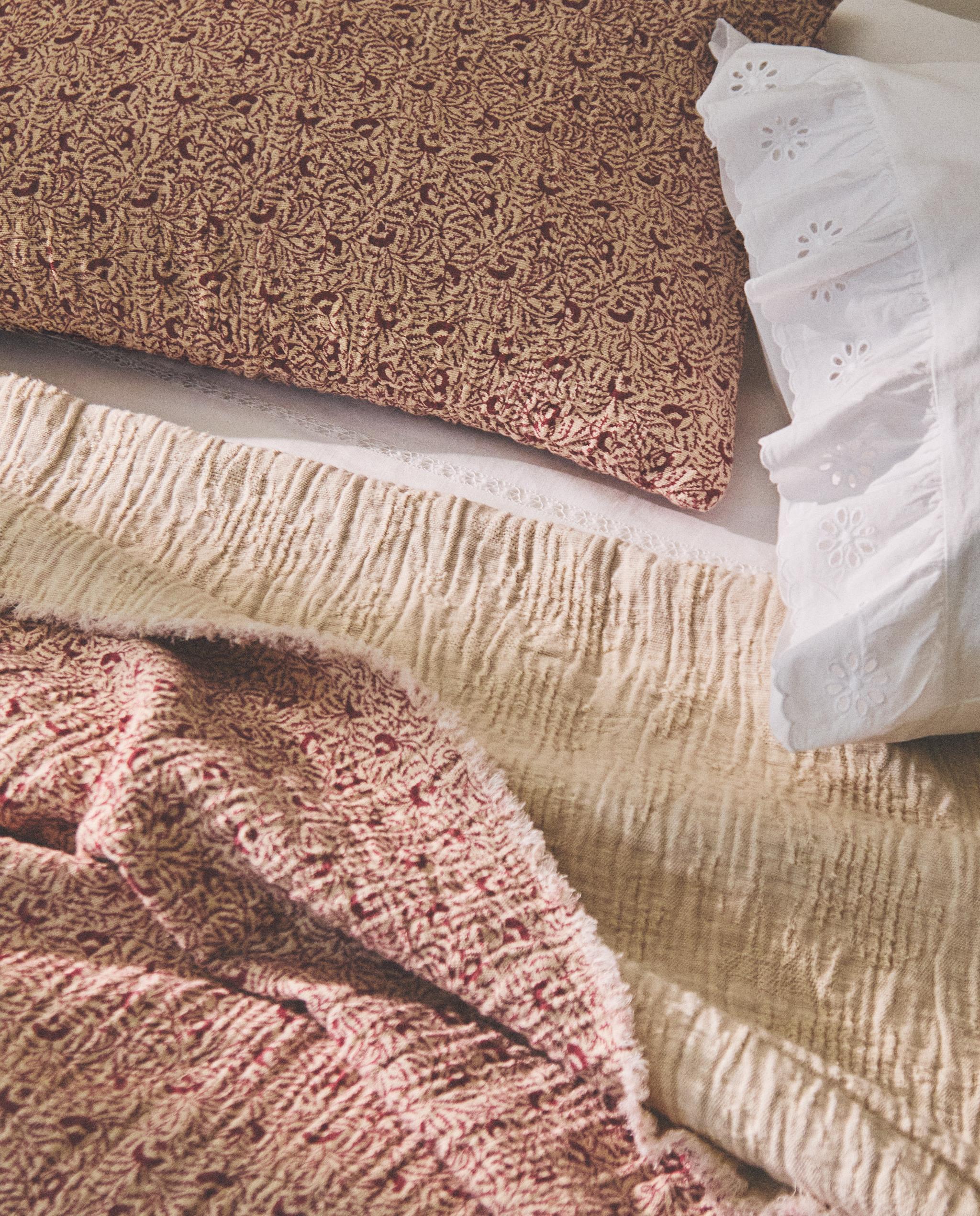 BRANCH PRINT COTTON AND LINEN BEDSPREAD product thumbnail 10