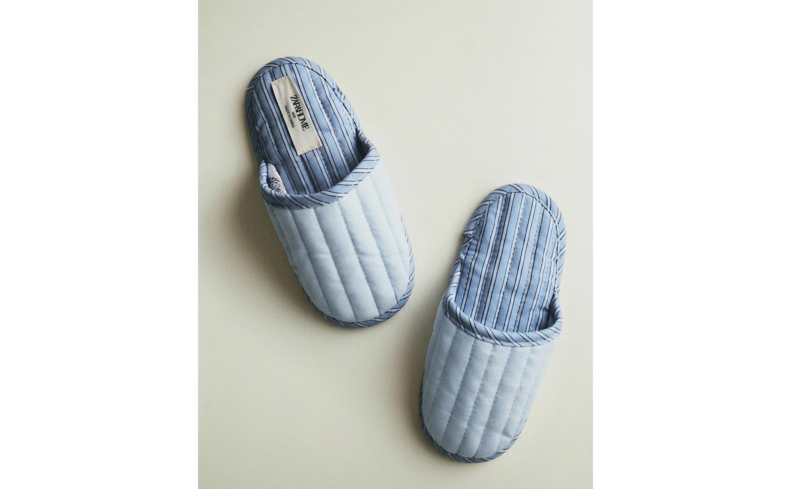 CHILDREN'S STRIPED MULE SLIPPERS product thumbnail 8