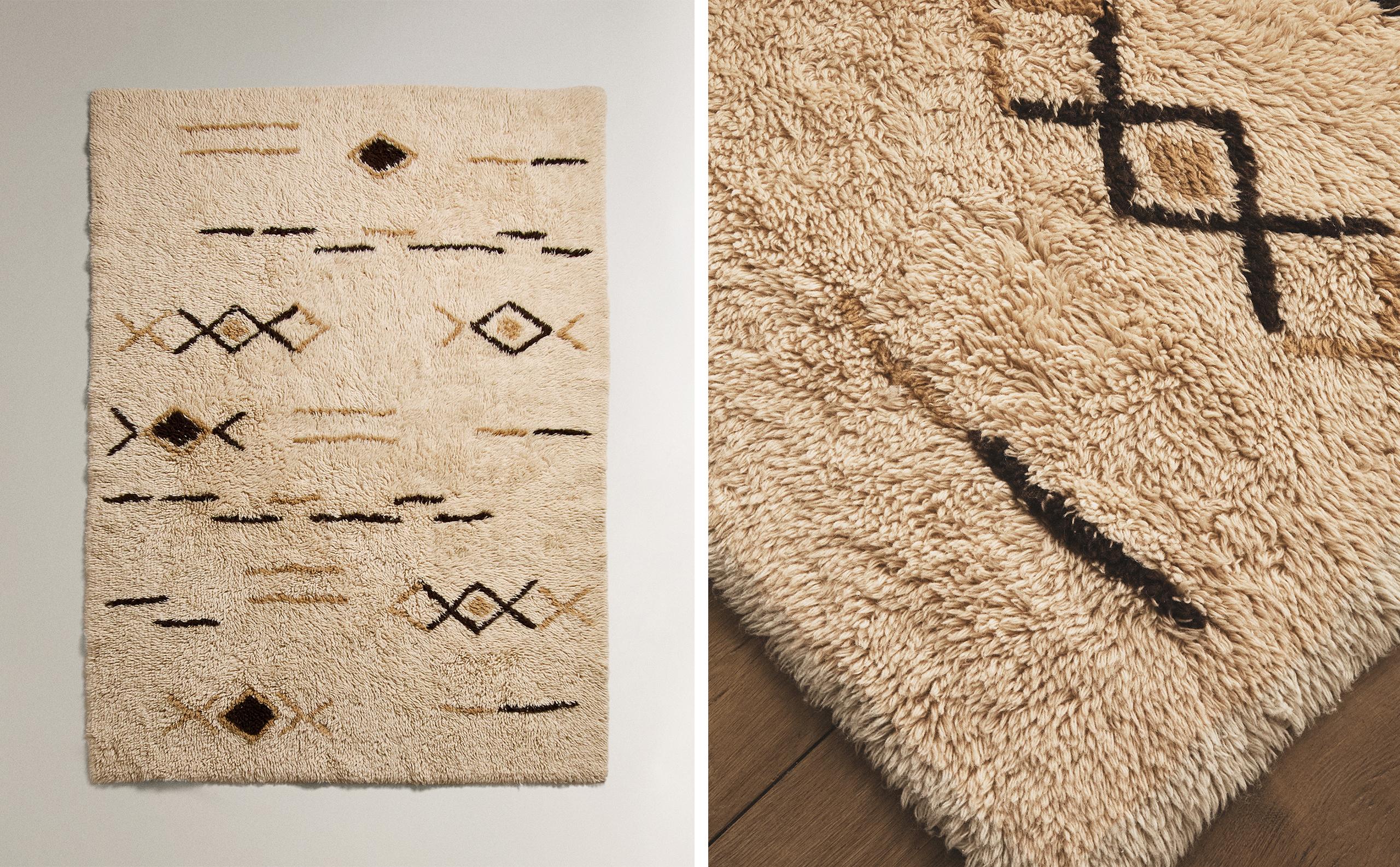 LONG FAUX FUR RUG