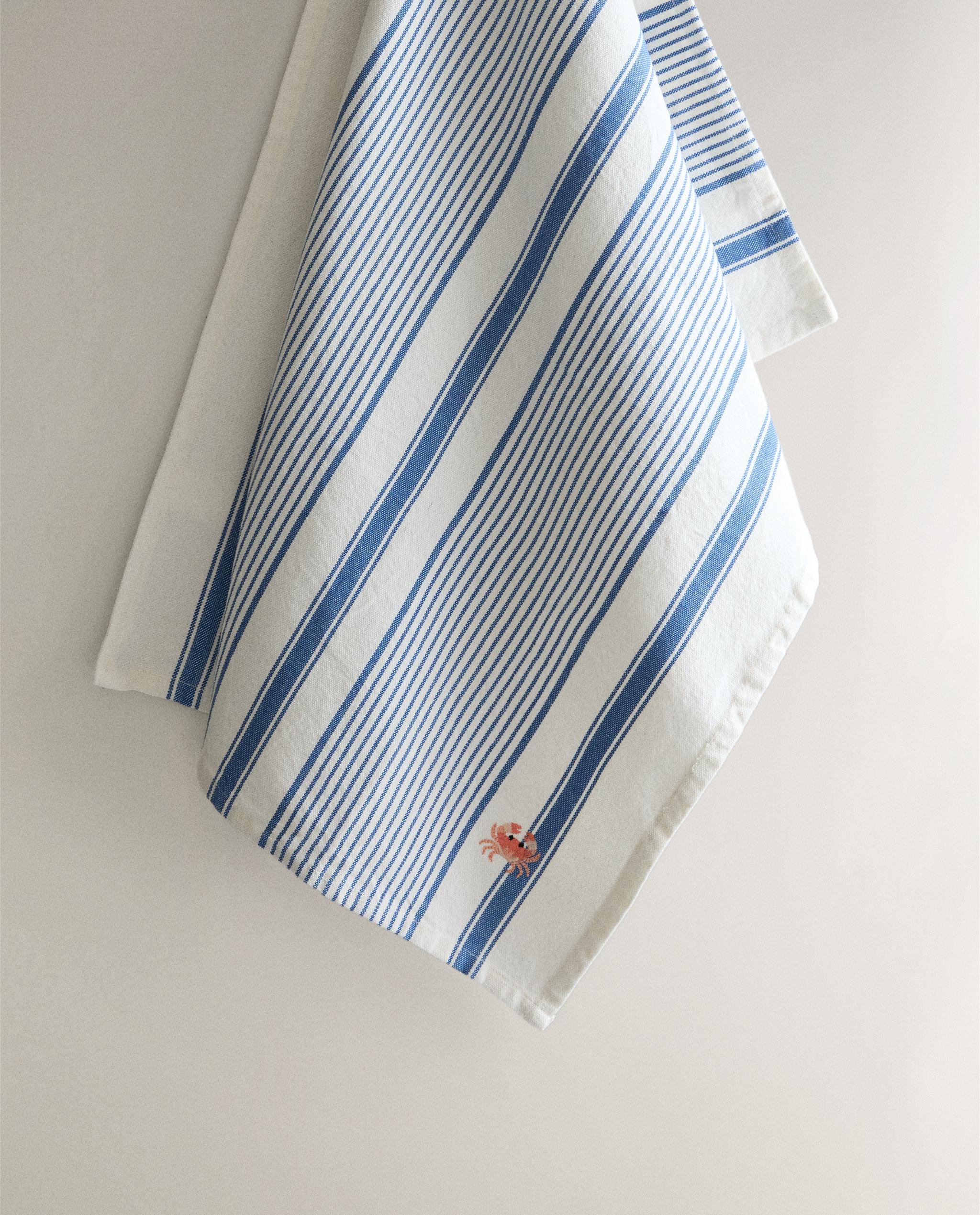 STRIPED CRAB TEA TOWEL product thumbnail 6