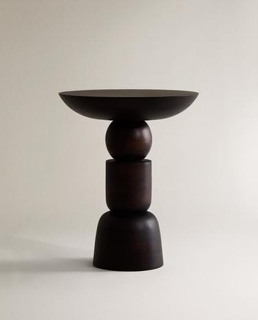 WOODEN SIDE TABLE