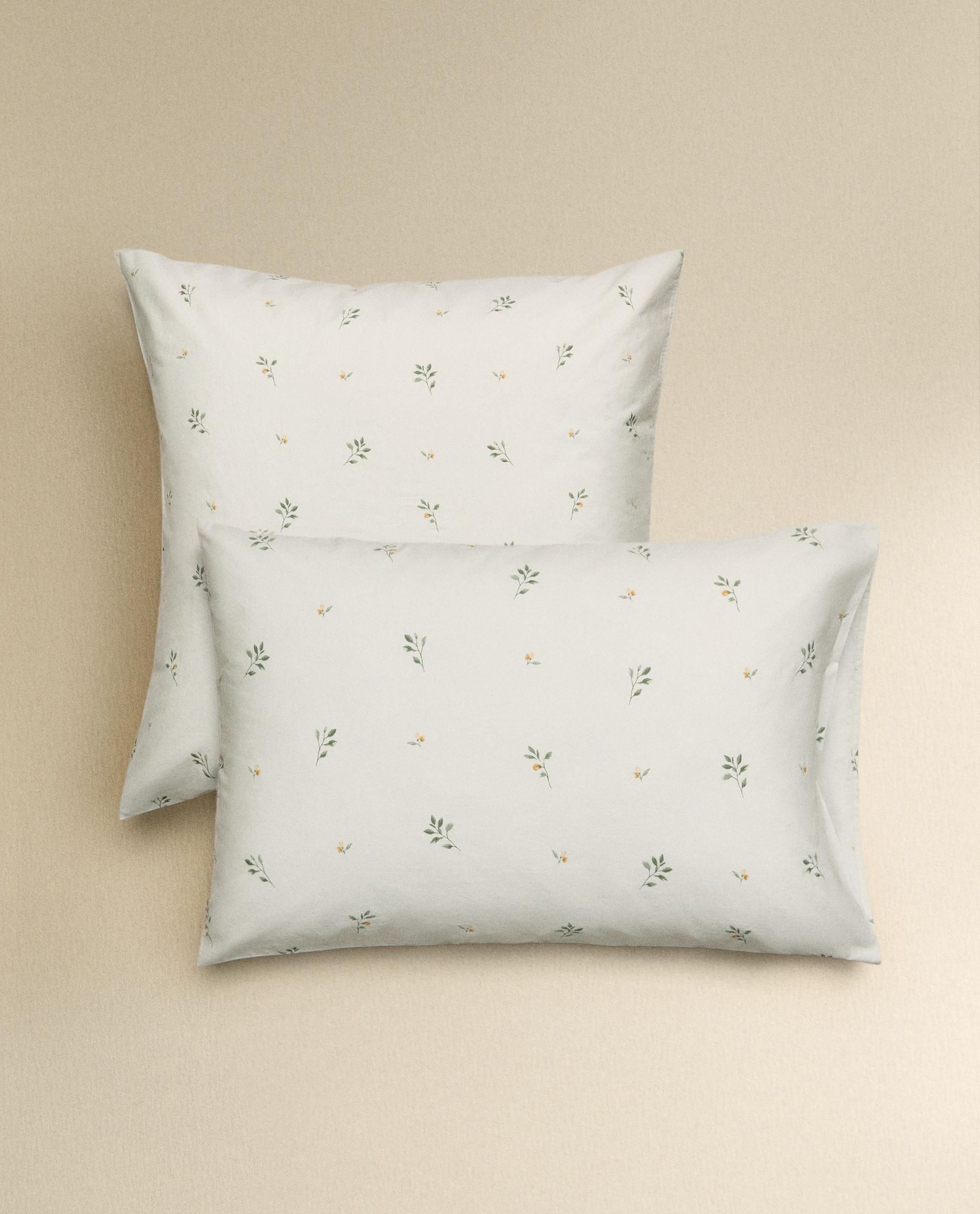 リーフプリント ピローケース | Zara Home 日本/Japan