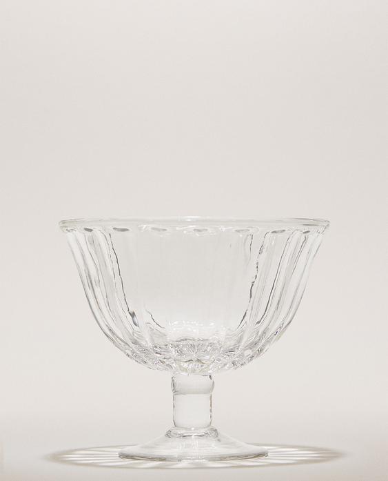 STRIPED GLASS DESSERT GLASS