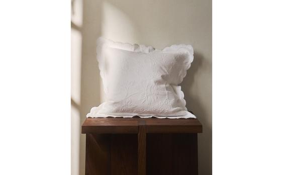COTTON JACQUARD CUSHION COVER