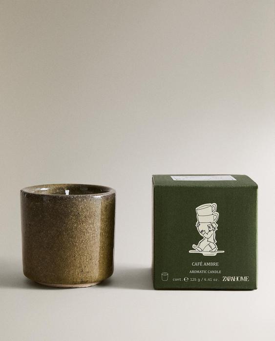 (125 G) CAFÉ AMBRE SCENTED CANDLE