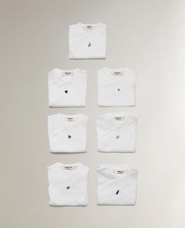 SET BODIES ALGODÓN BORDADOS (PACK 7)