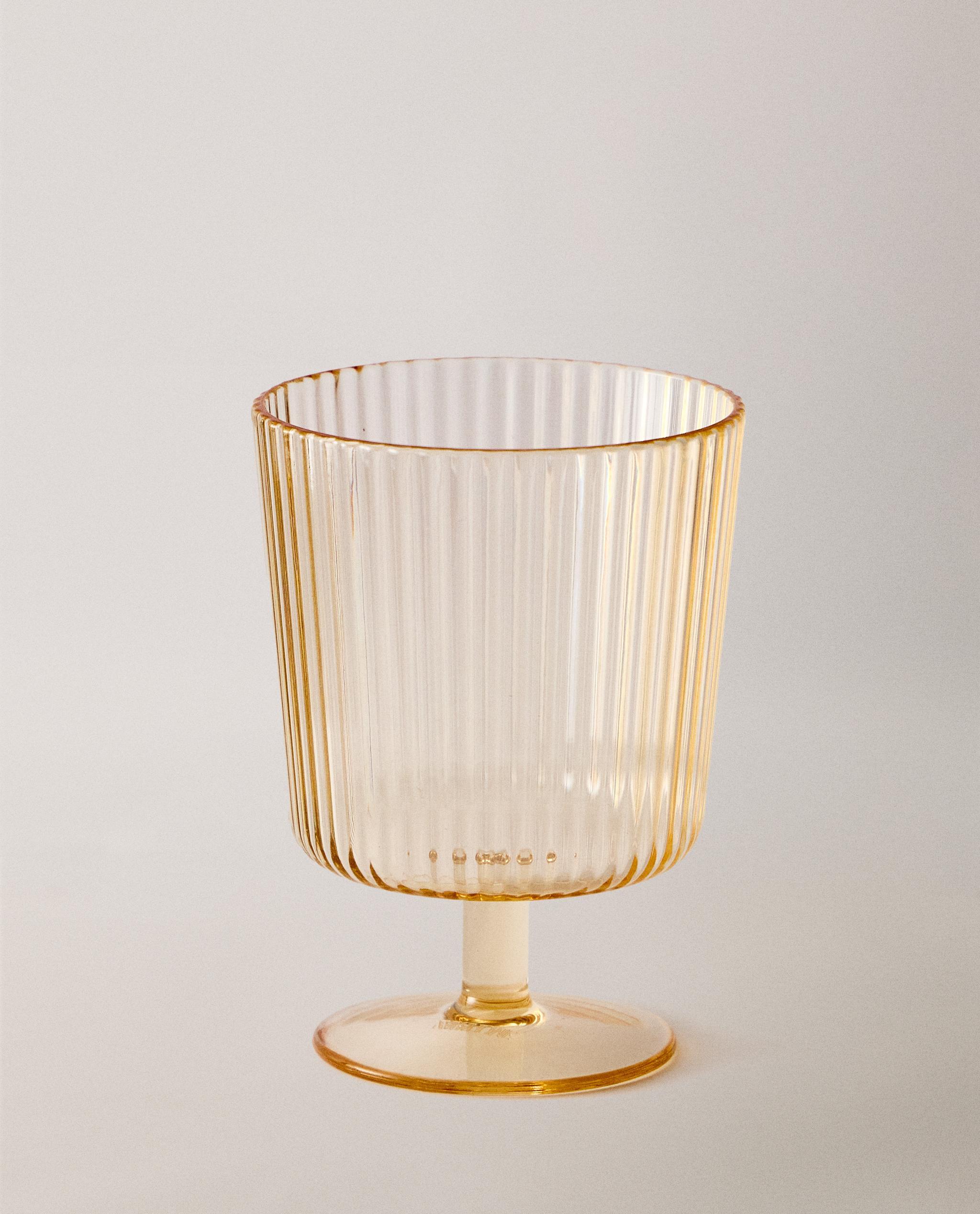 STRIPED MACRAMÉ WINE GLASS product thumbnail 2