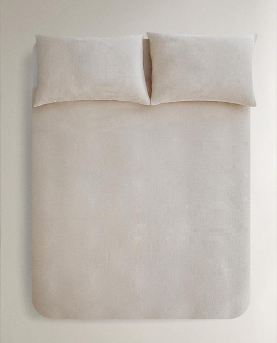 HOUSSE DE COUETTE COTON MINI WAFFLE HOUSSE DE COUETTE COTON MINI WAFFLE