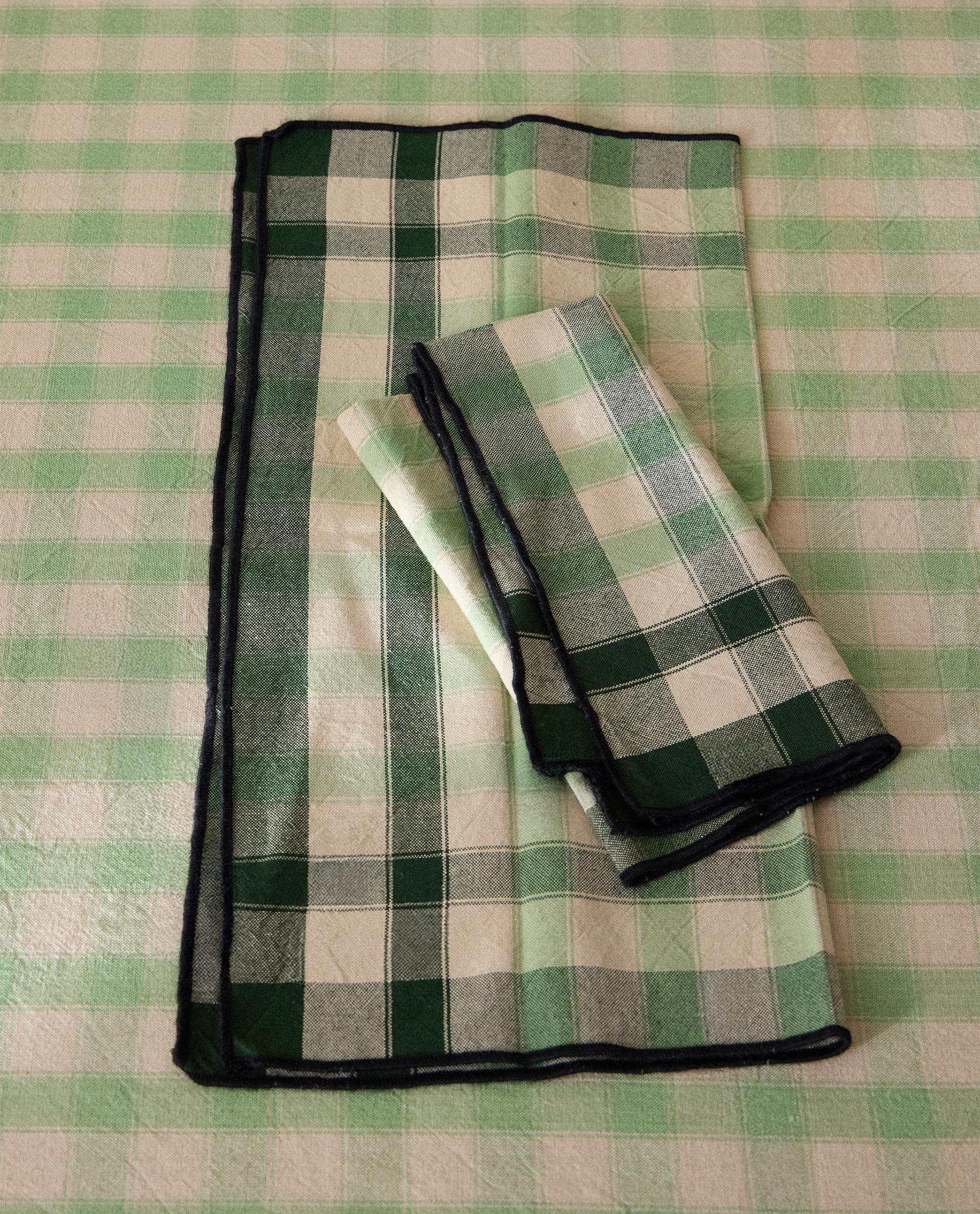 PACK OF CHECK COTTON NAPKINS (PACK OF 2)