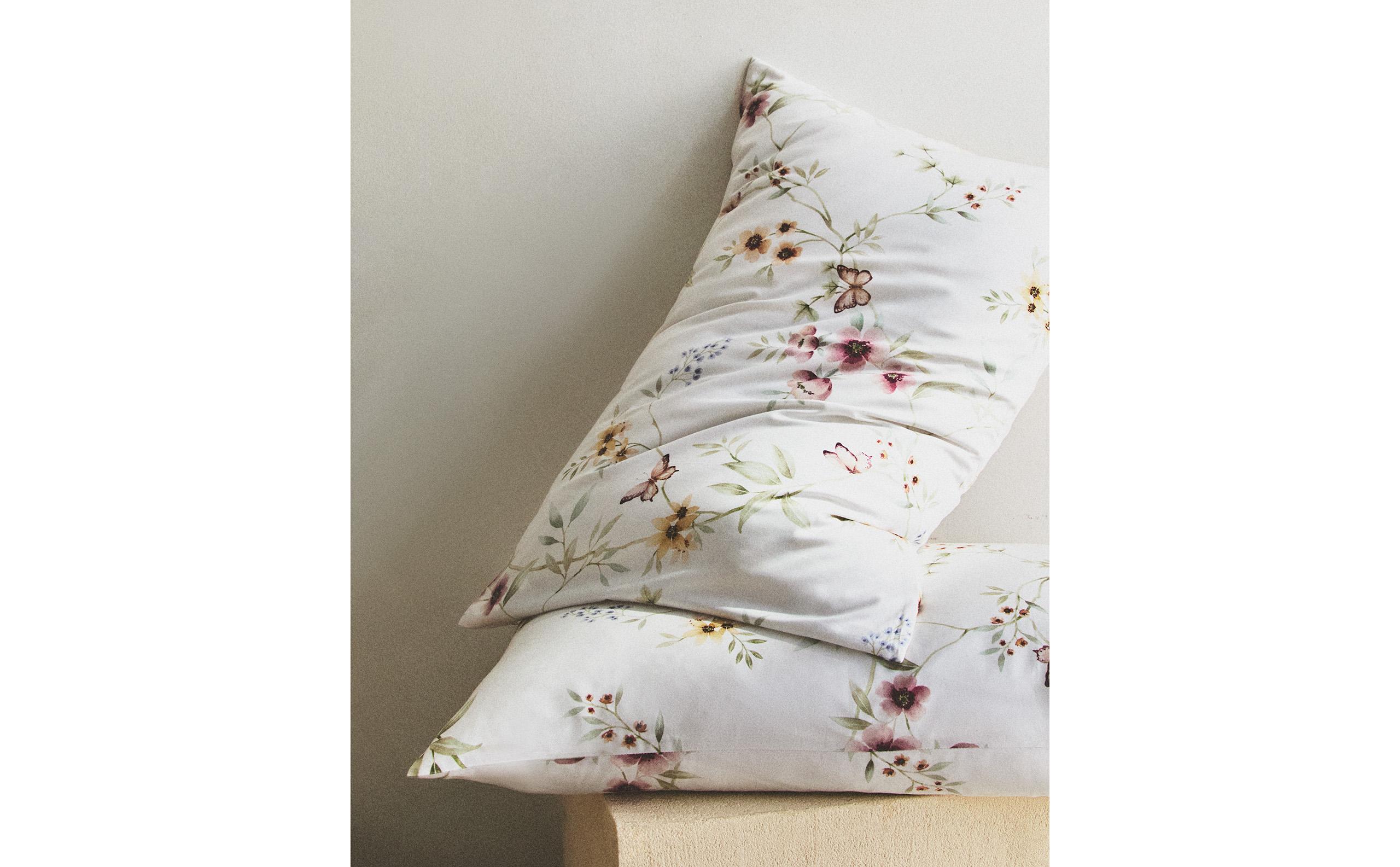 ZARA HOME - ZARA HOMEベッドシーツ+枕カバー★インテリア ピローケース ボタニカル柄 ZARA HOME - ZARA HOMEベッドシーツ+枕カバー☆インテリア