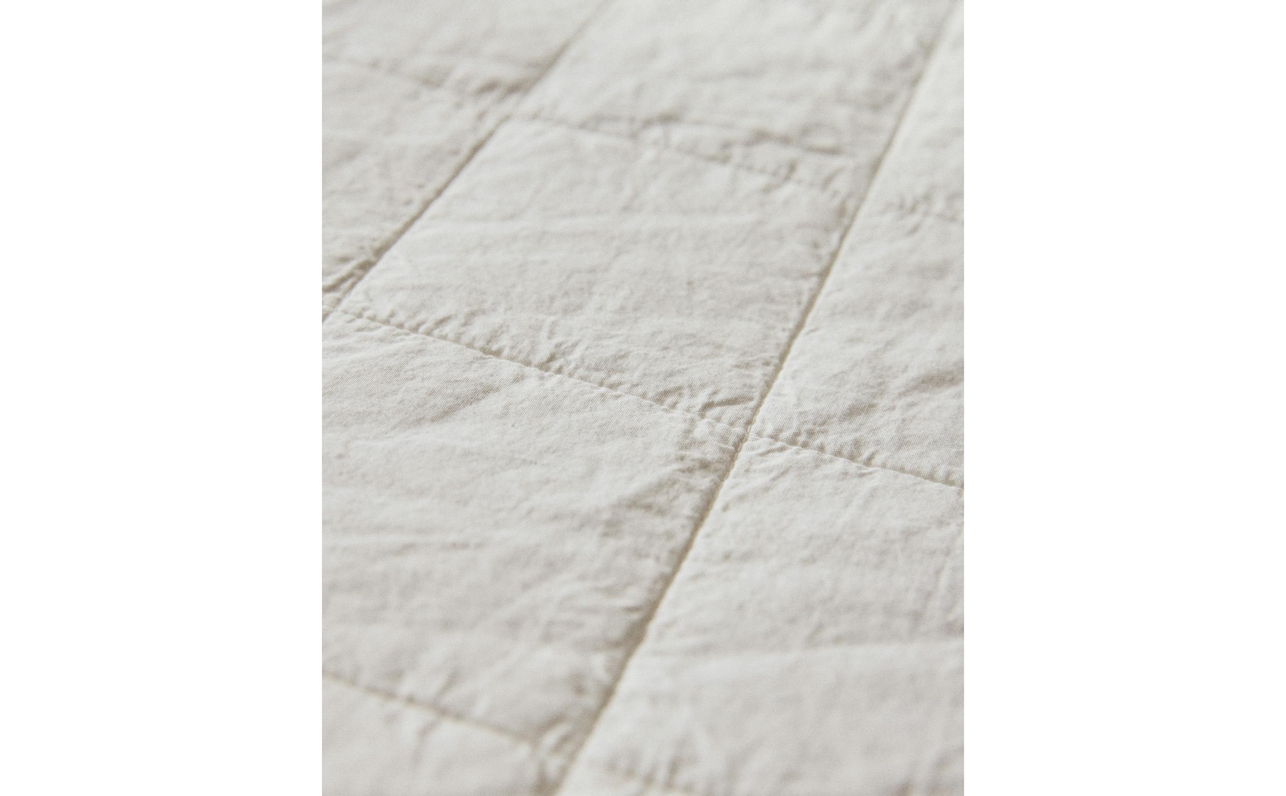 CHECKED COTTON PERCALE QUILT