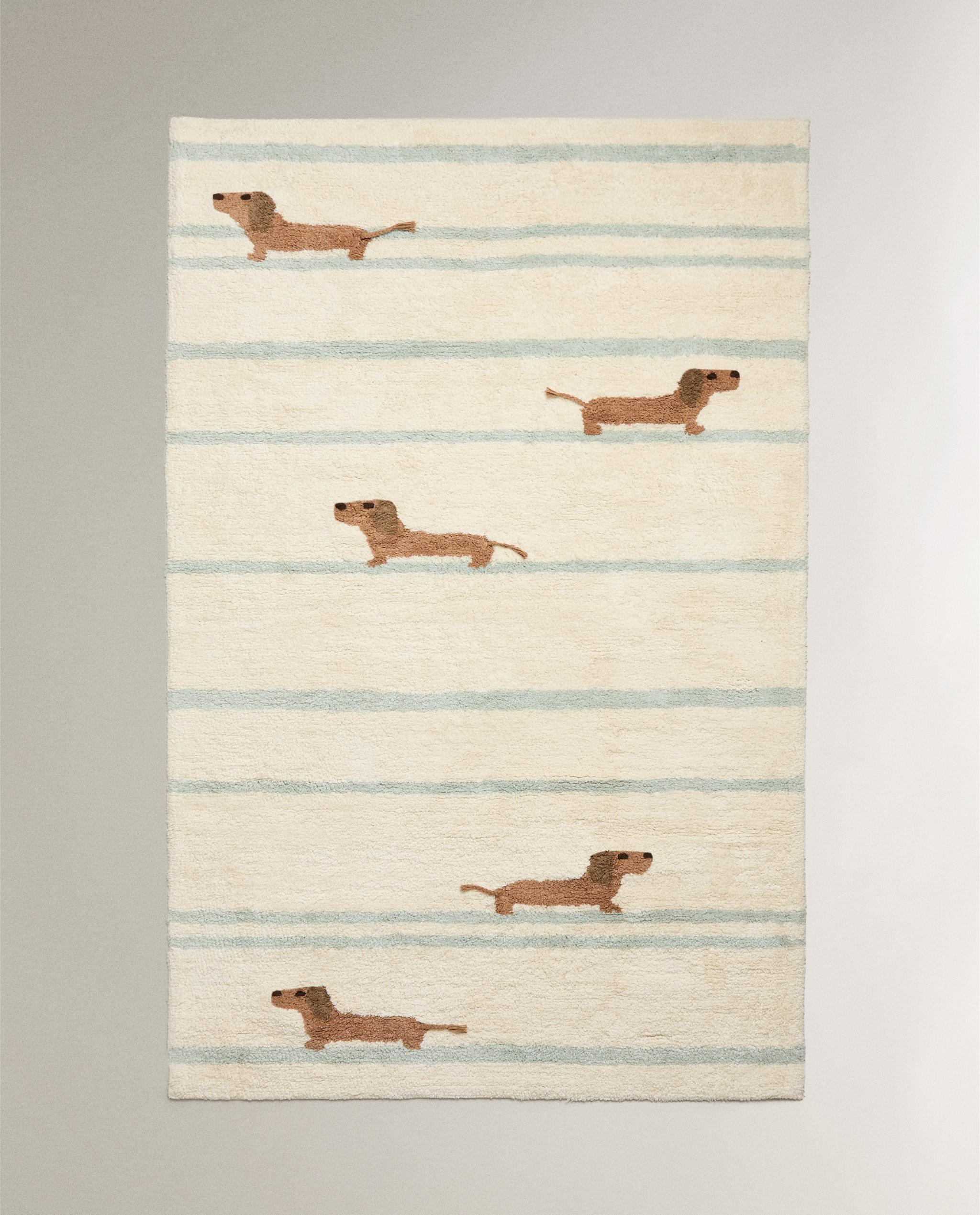 KIDS' DOG DESIGN COTTON RUG product thumbnail 8