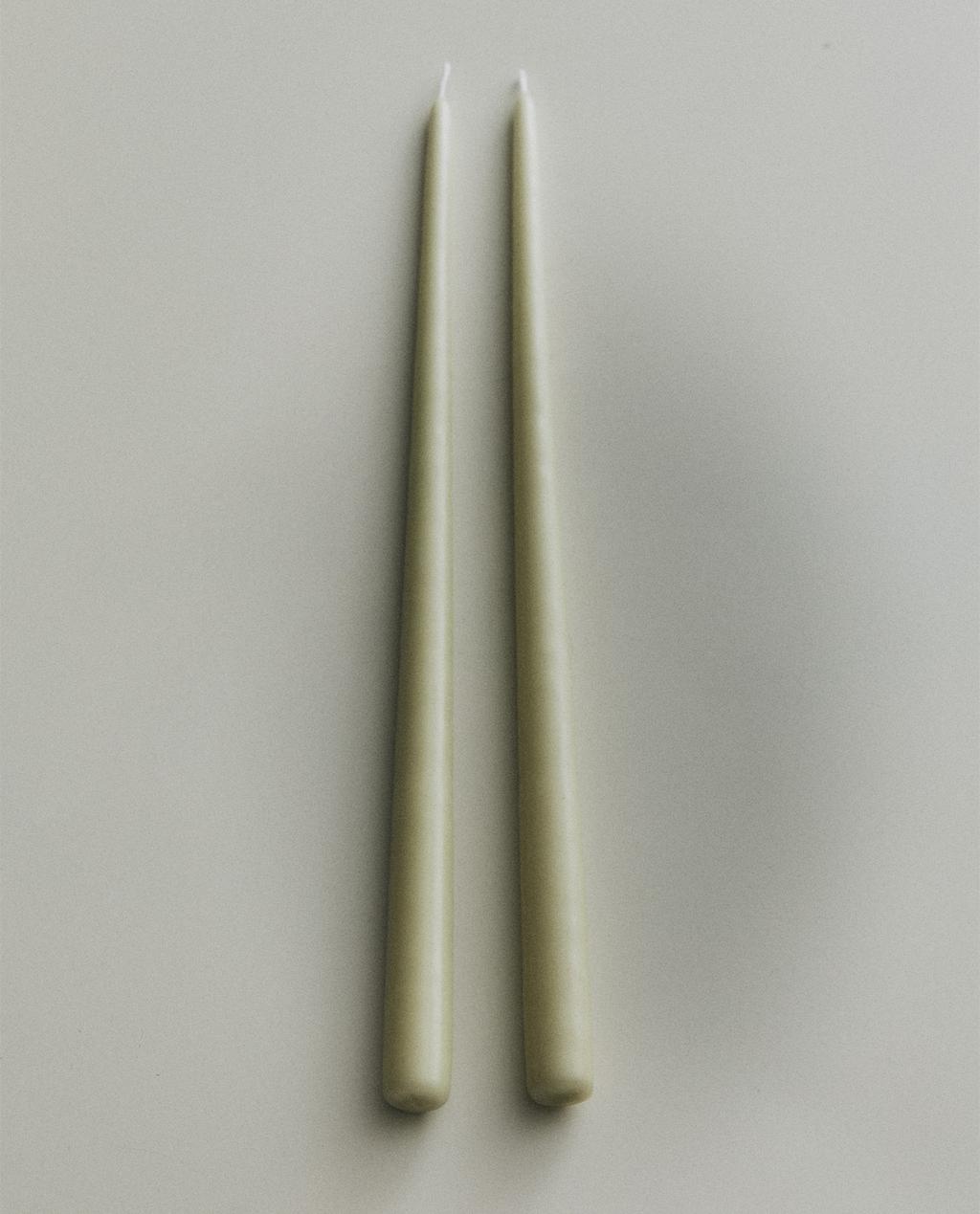 VELA DECORATIVA ALARGADA MATE VELA DECORATIVA ALARGADA MATE