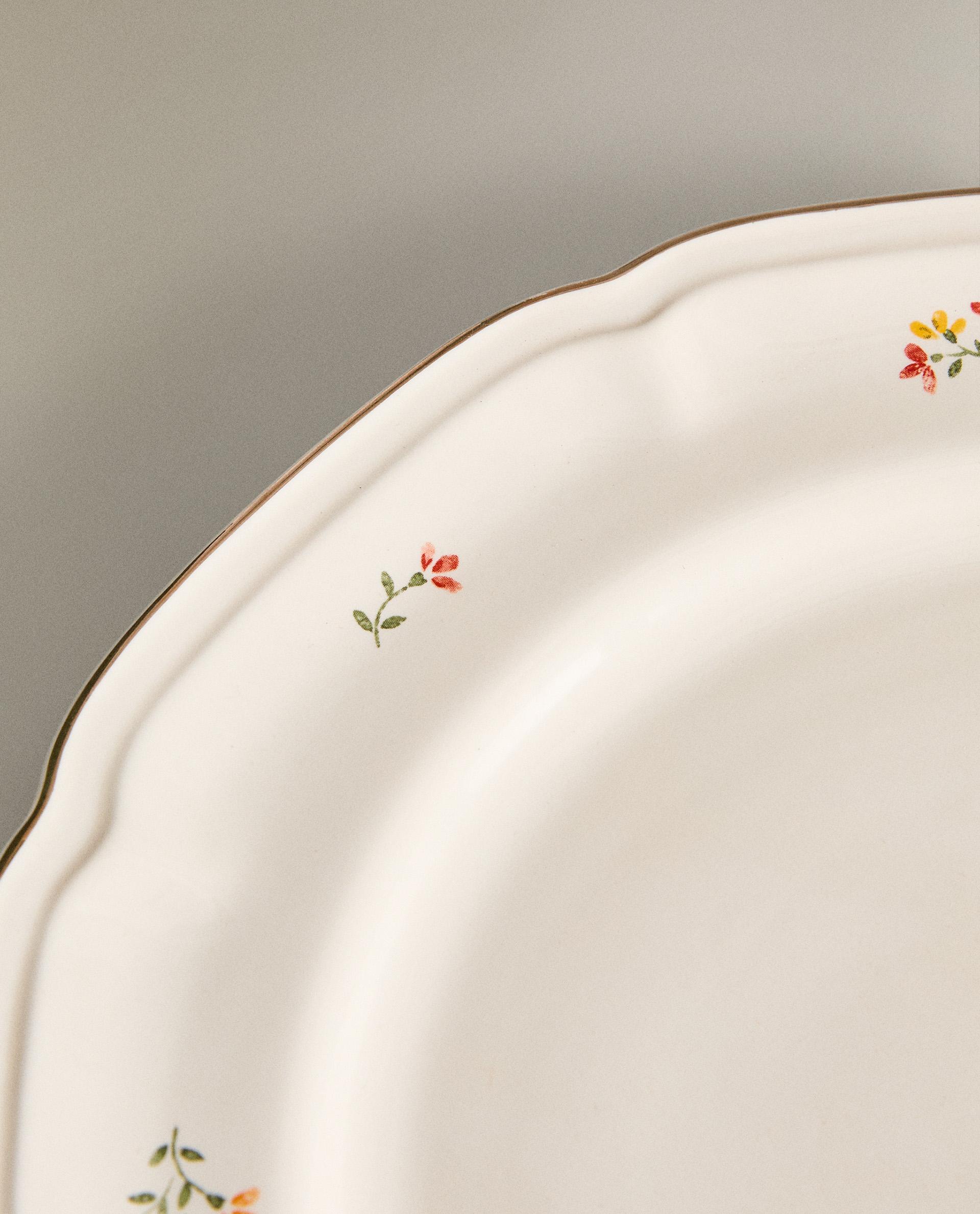 FLORAL PORCELAIN DINNER PLATE product thumbnail 8