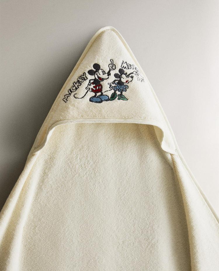 連帽浴巾 MICKEY & MINNIE ©DISNEY