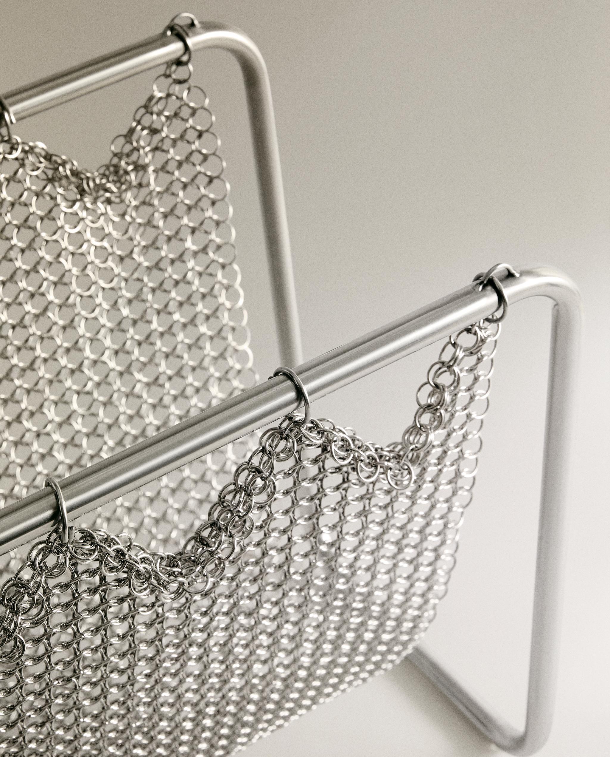 METAL MESH MAGAZINE RACK product thumbnail 2