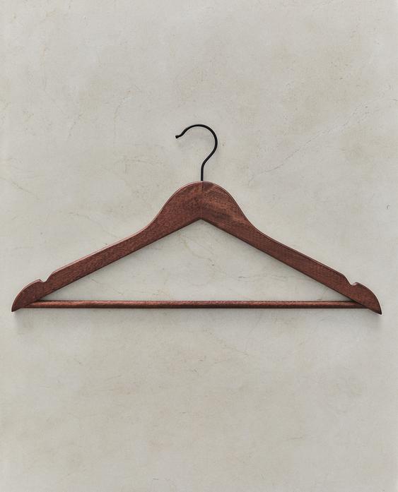WOOD FINISH SHIRT HANGER PACK (PACK OF 2)