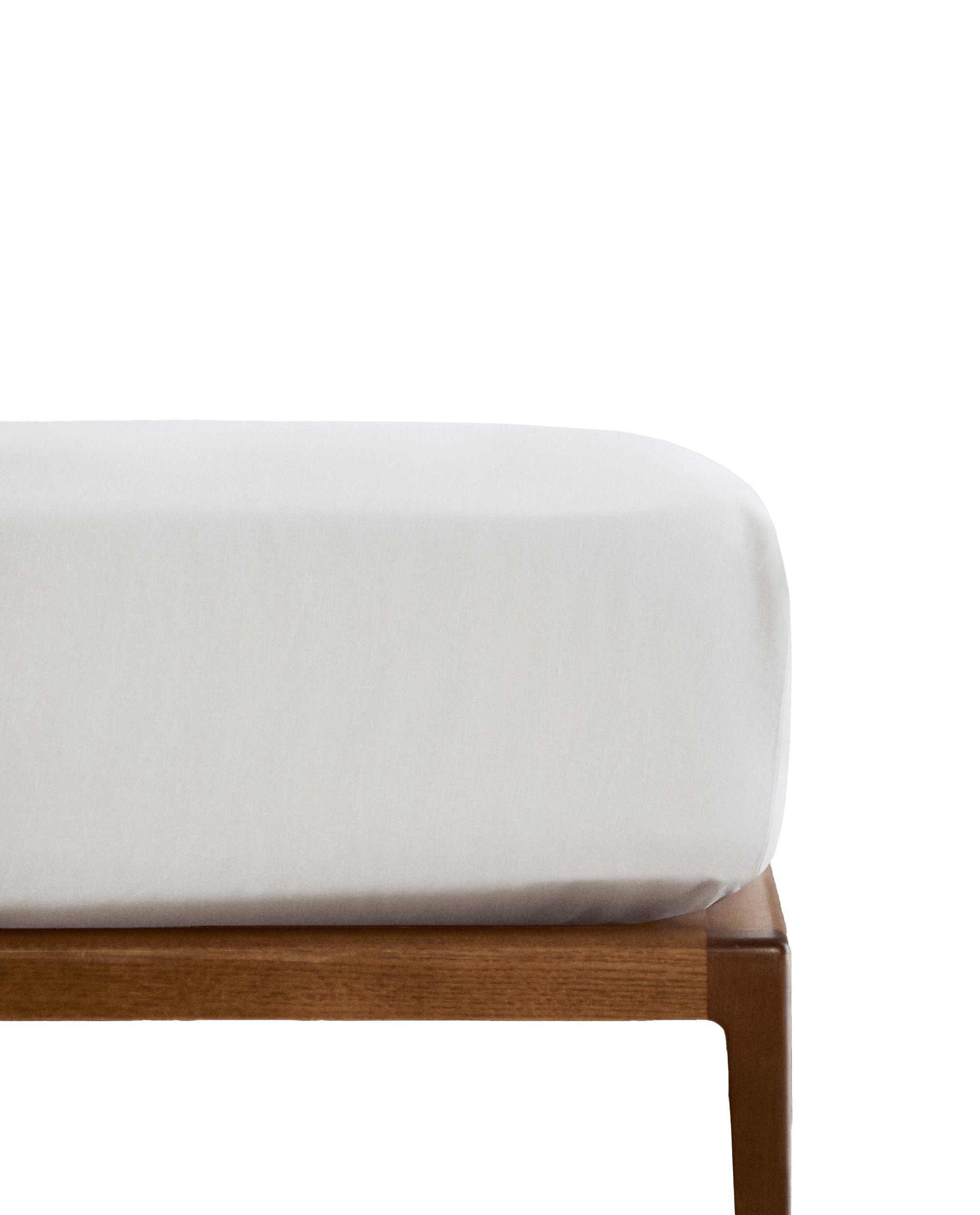 HEMSTITCHED LINEN FITTED SHEET product thumbnail 5