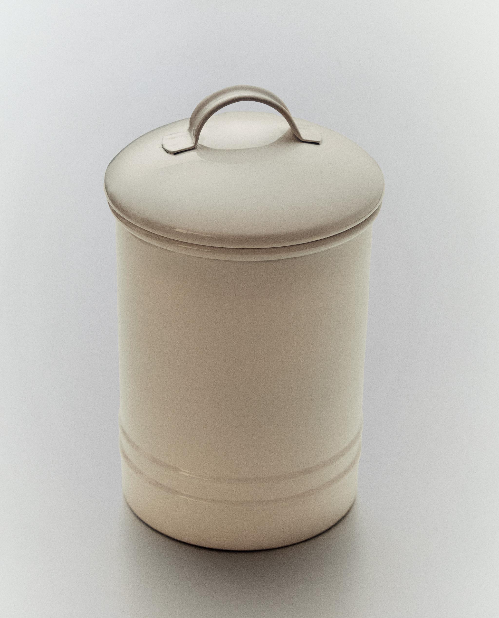 LACQUERED METAL CYLINDRICAL JAR product thumbnail 7