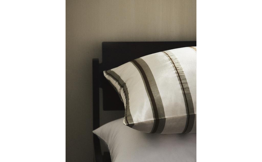 FUNDA ALMOHADA ALGODÓN PERCAL BANDAS (300 HILOS) FUNDA ALMOHADA ALGODÓN PERCAL BANDAS (300 HILOS)