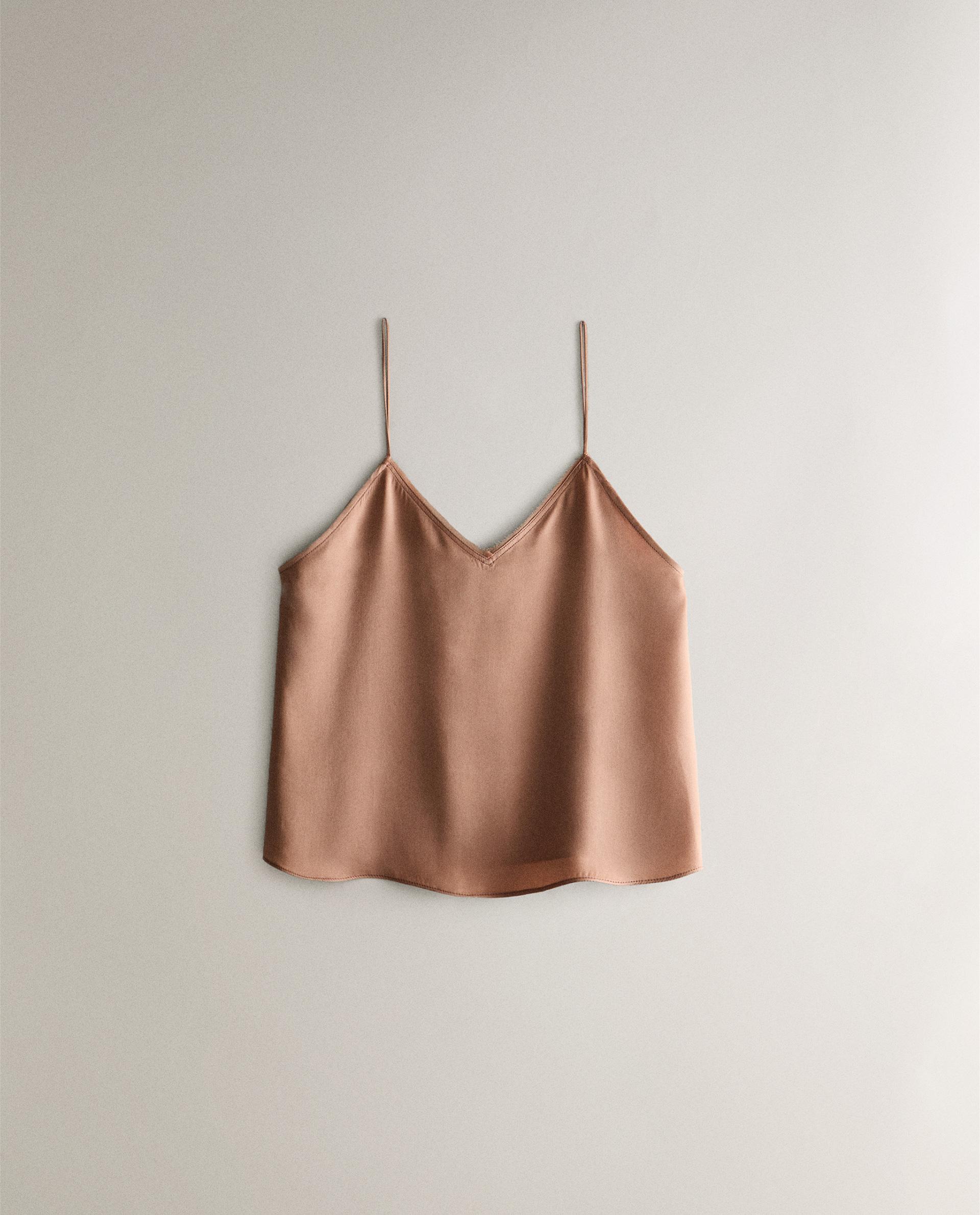 Zara Home Zara Abbigliamento Punti Vendita Canotta Raso Zara TOP