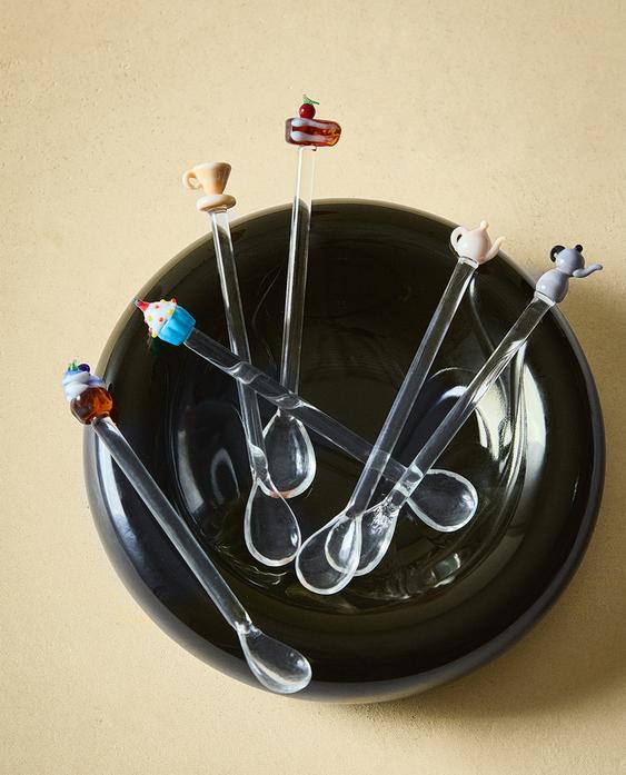 CUCHARITAS VIDRIO FORMAS (PACK DE 6)