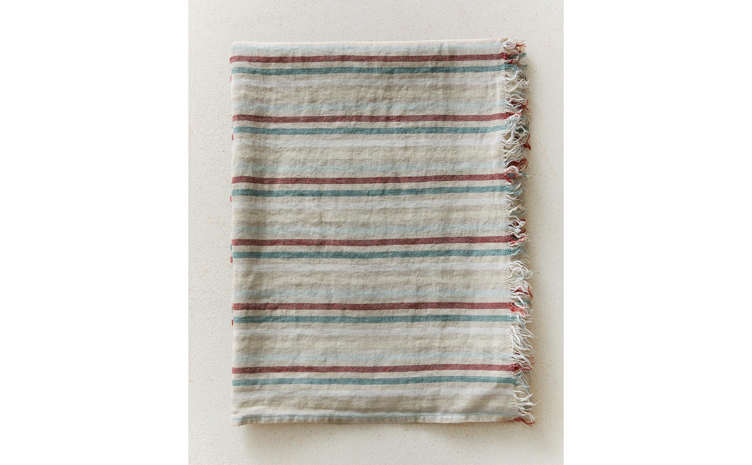 STRIPED LINEN BATH TOWEL product thumbnail 9