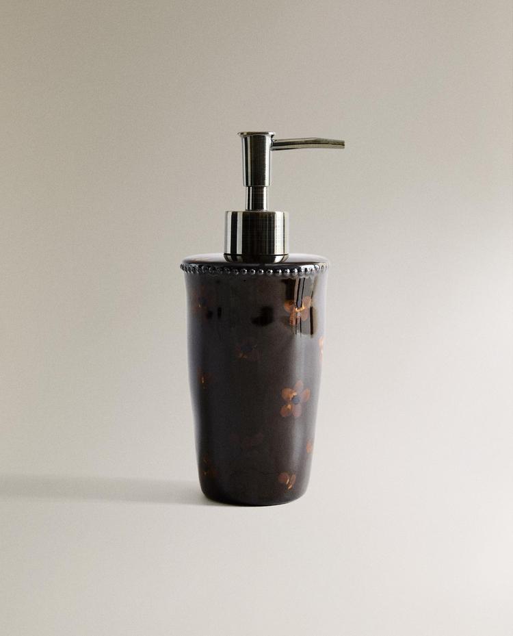 FLORAL SOAP DISPENSER