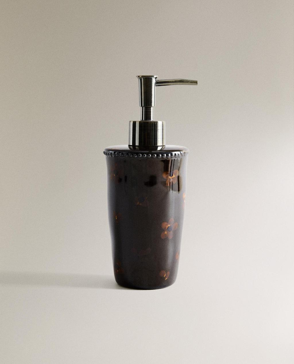 FLORAL SOAP DISPENSER