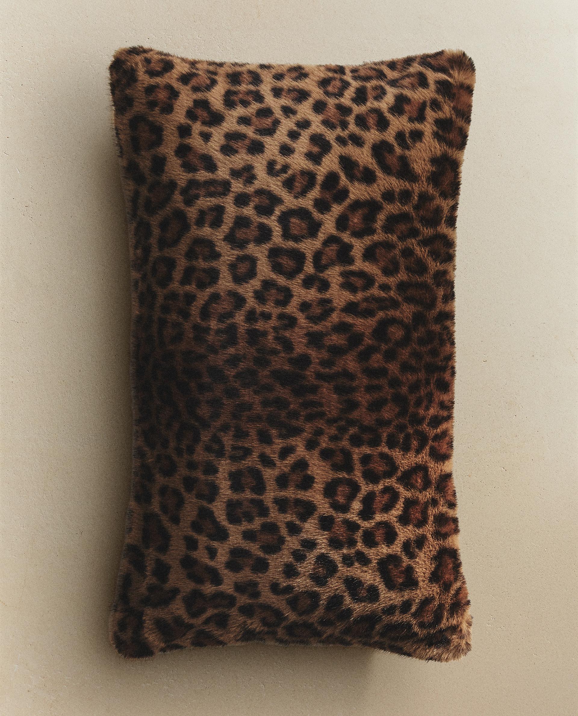 美品　ザラホーム　ZARA 豹柄　ヒョウ柄　レオパード　4枚セット 超希少品・入手困難】ZARA ザラ レオパード ヒョウ柄 アニマル柄