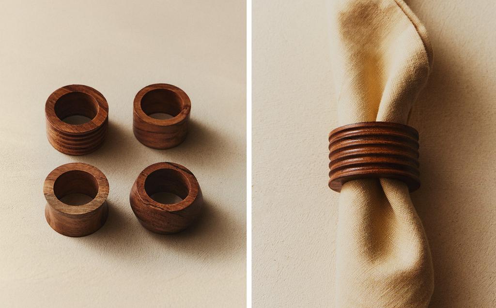 PACK SERVILLETEROS MADERA (PACK DE 4)