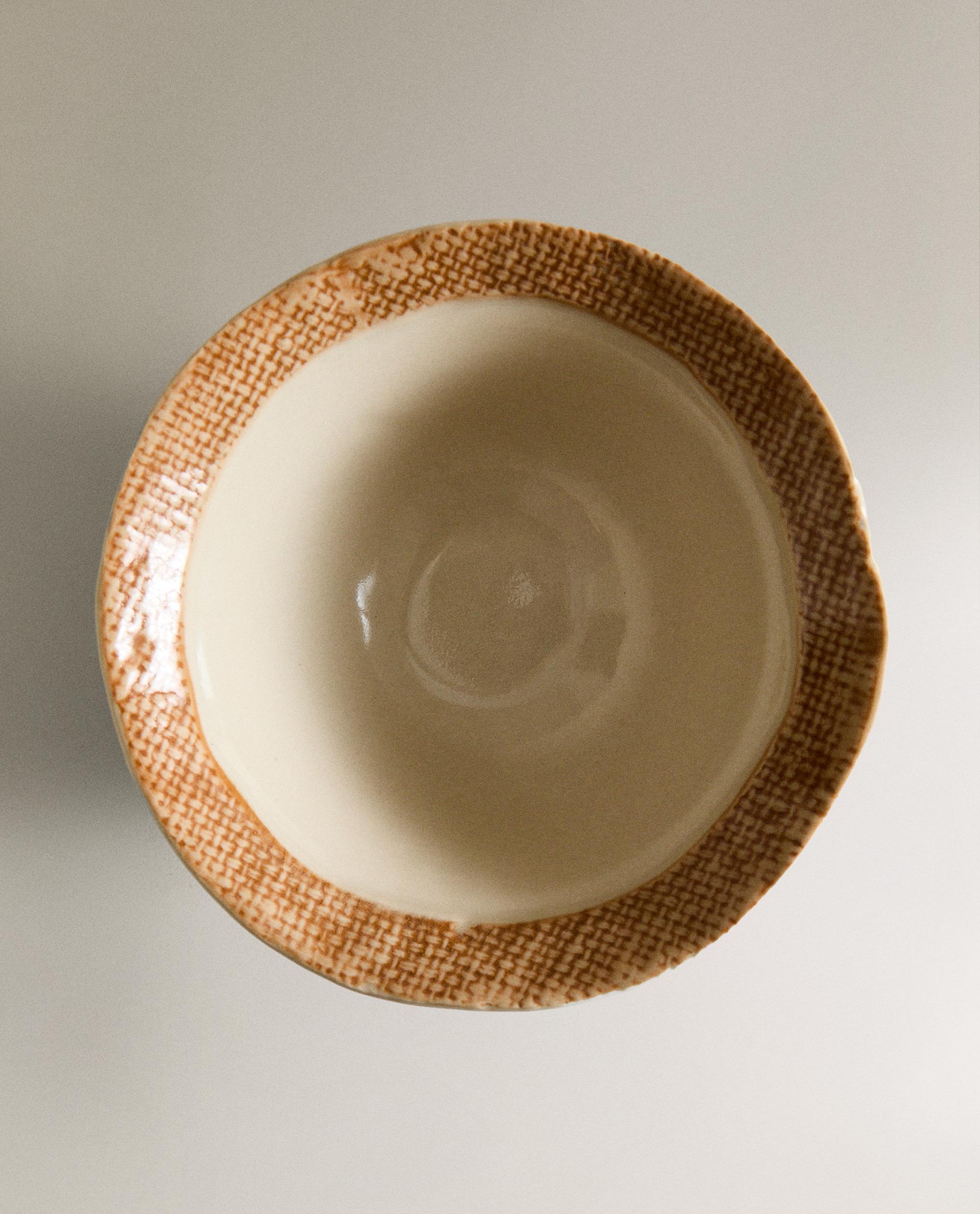 男女兼用 格子柄 日本/Japan Home Zara | ボウル セラミック製 縁 Tableware