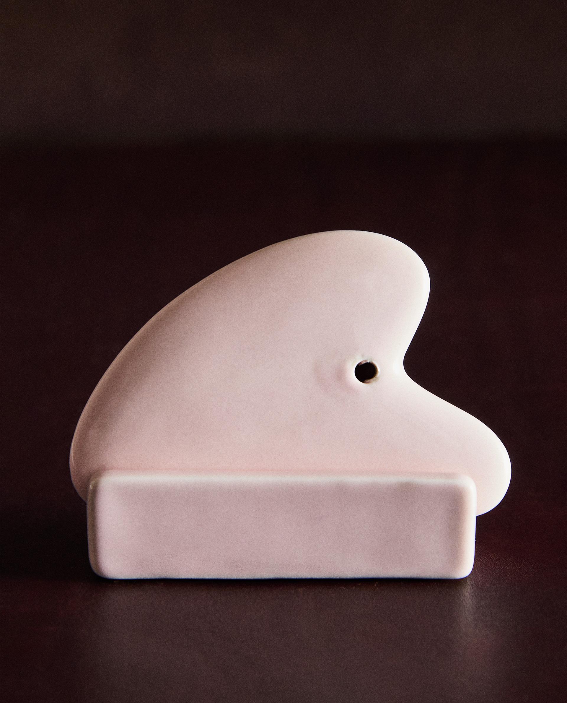 大理石調の強化セラミック製アクセサリートレー - 2枚セット