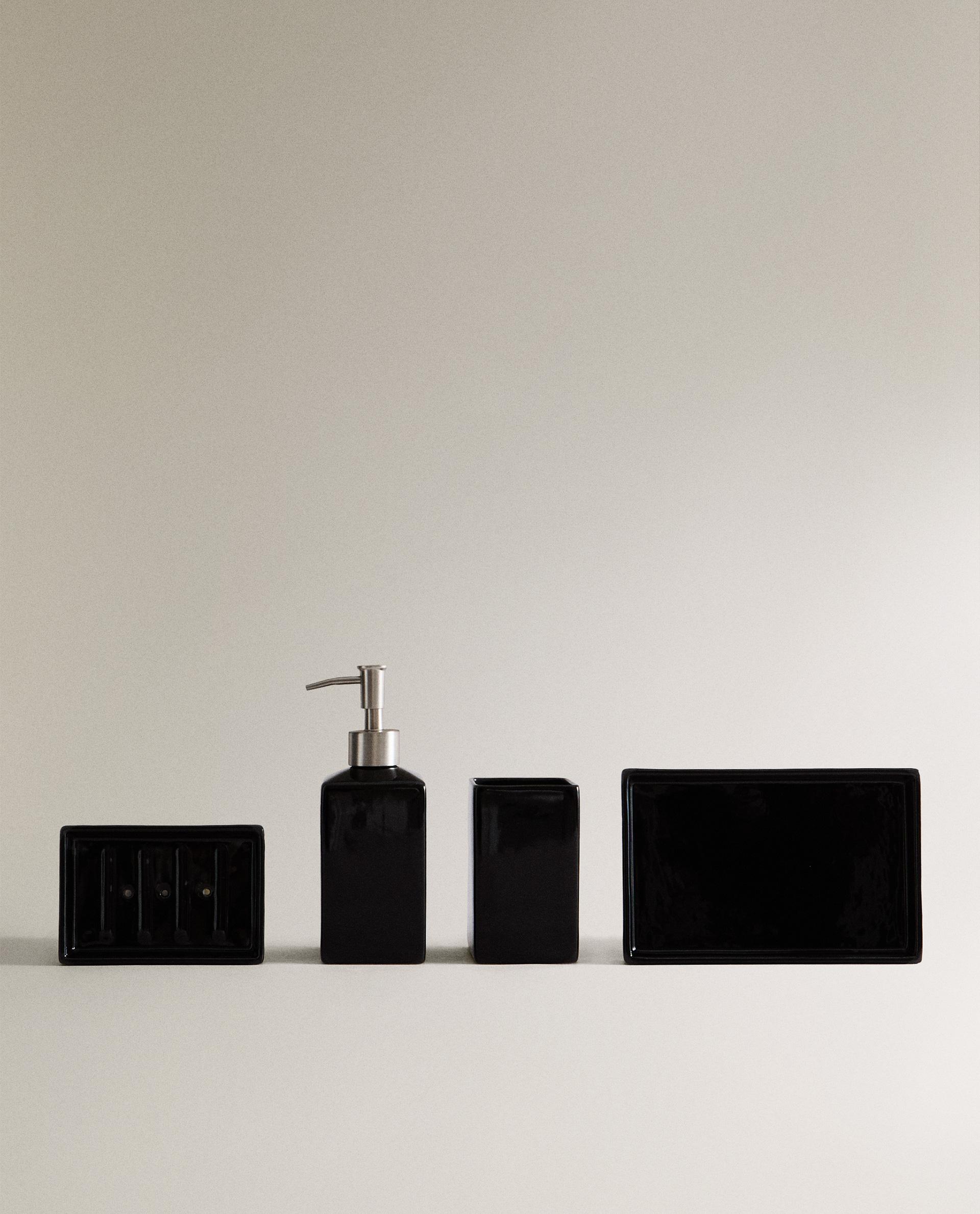 SHINY EARTHENWARE BATHROOM SET | Zara Home United Kingdom