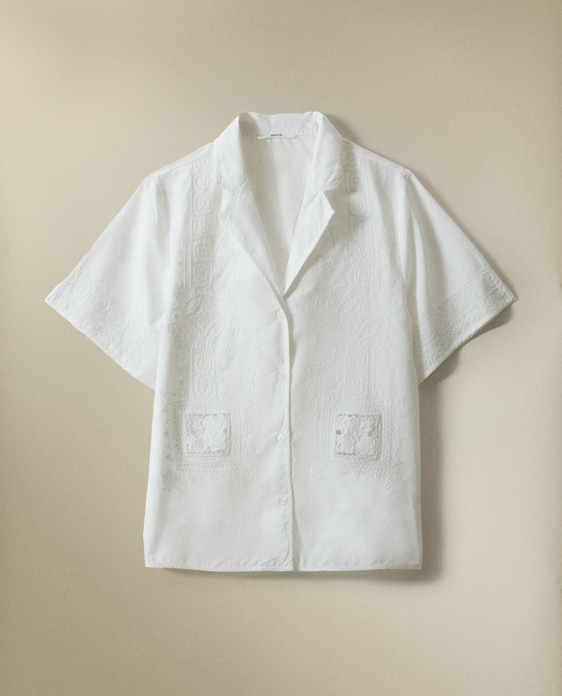 エンブロイダリー コットンシャツ | Zara Home 日本/Japan