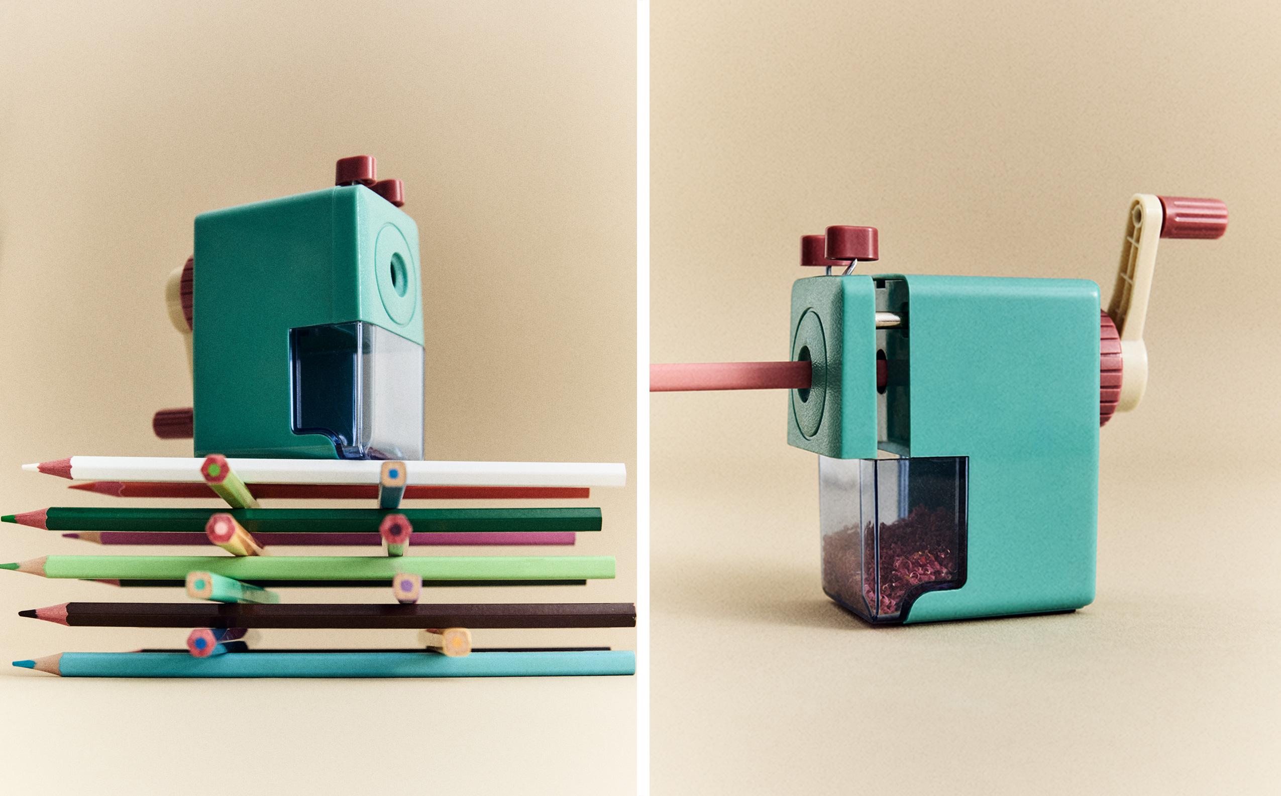 KIDS' TABLE PENCIL SHARPENER WITH HANDLE product thumbnail 7