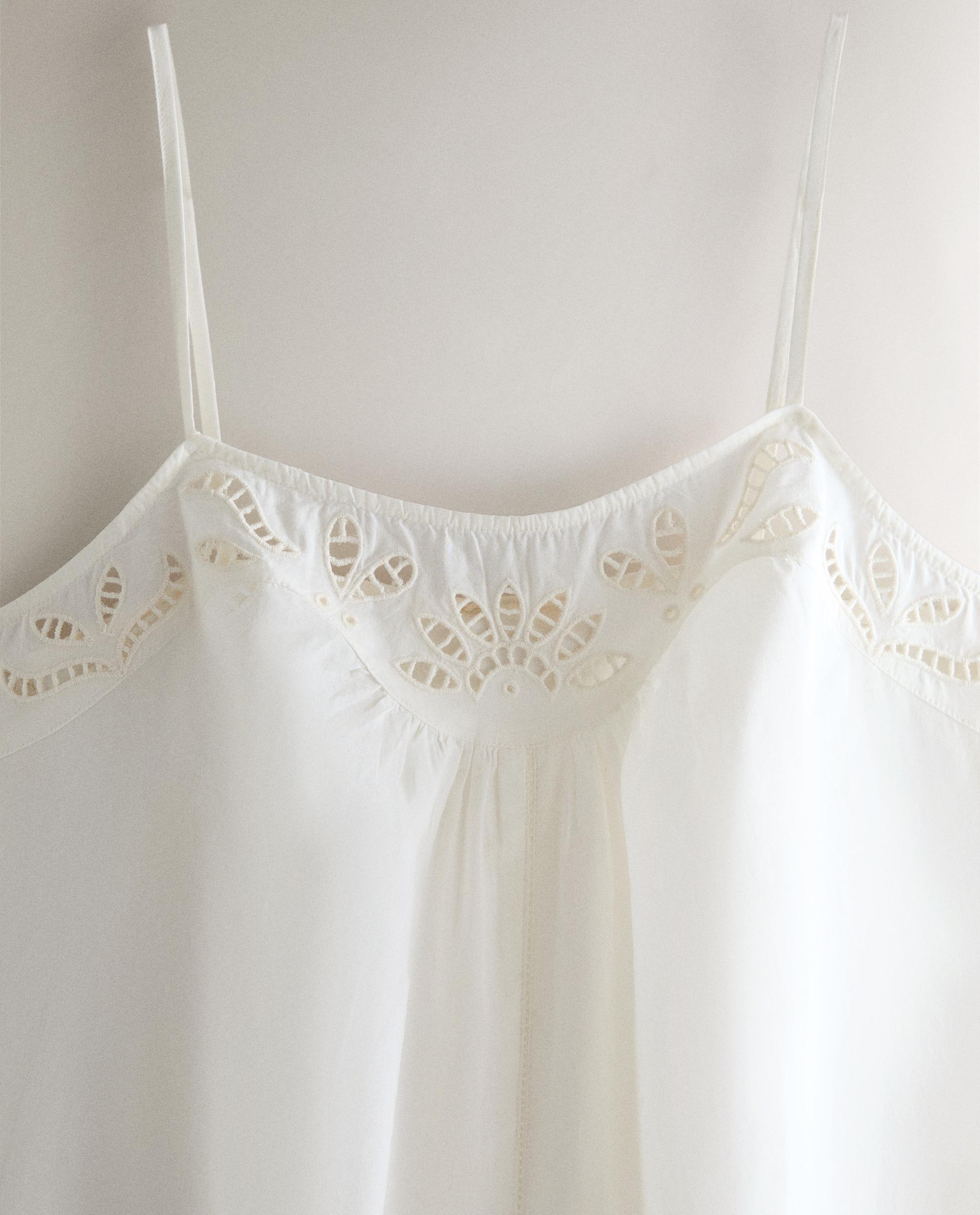 EMBROIDERED COTTON NIGHTDRESS product thumbnail 2