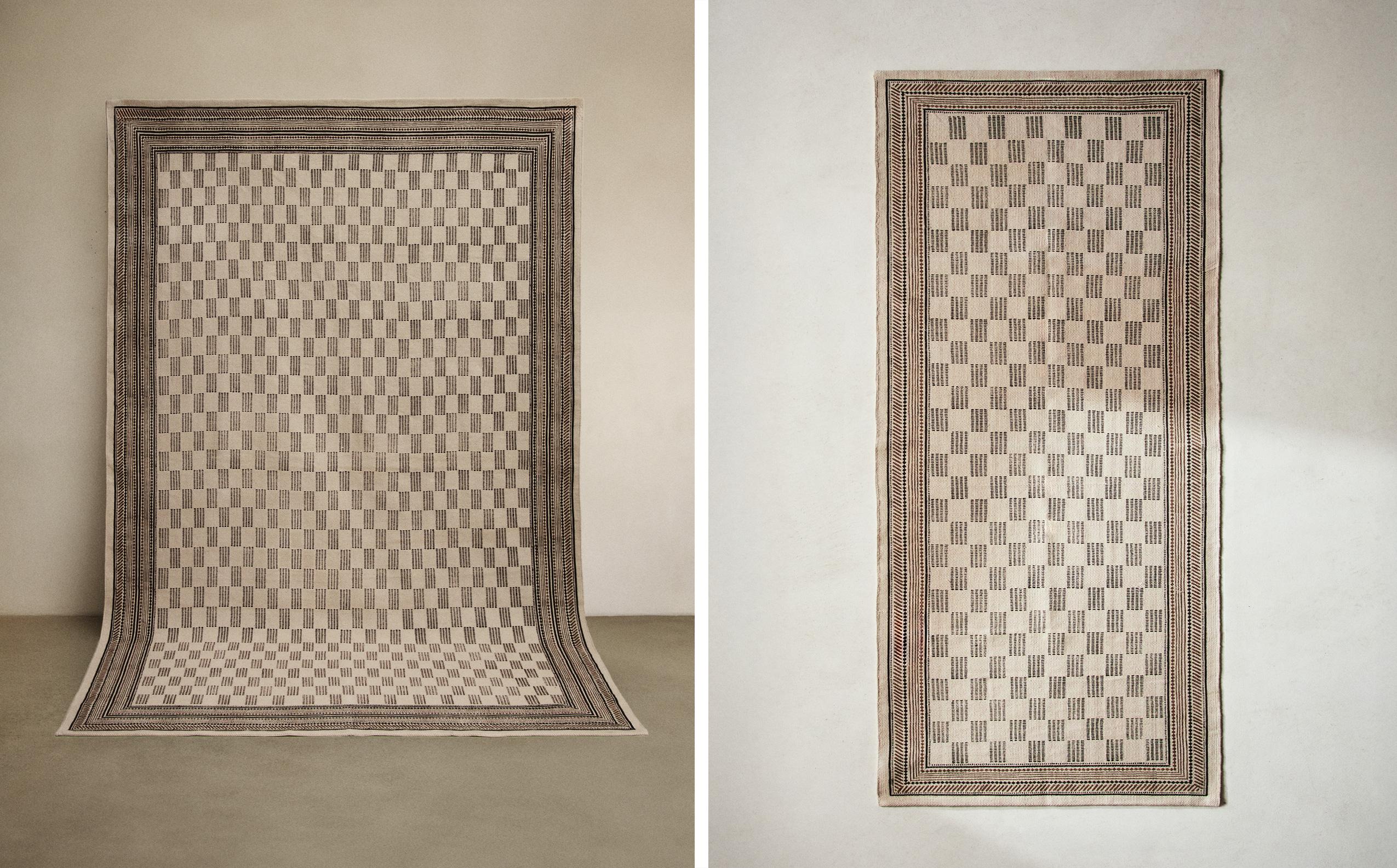 ZARA HOME ラグ 150x200 cm インディゴ ロンハーマン wtw ZARA HOME ラグ 150x200 cm インディゴ ロンハーマン wtw