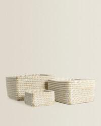 CONTRAST RECTANGULAR BASKET product thumbnail 18