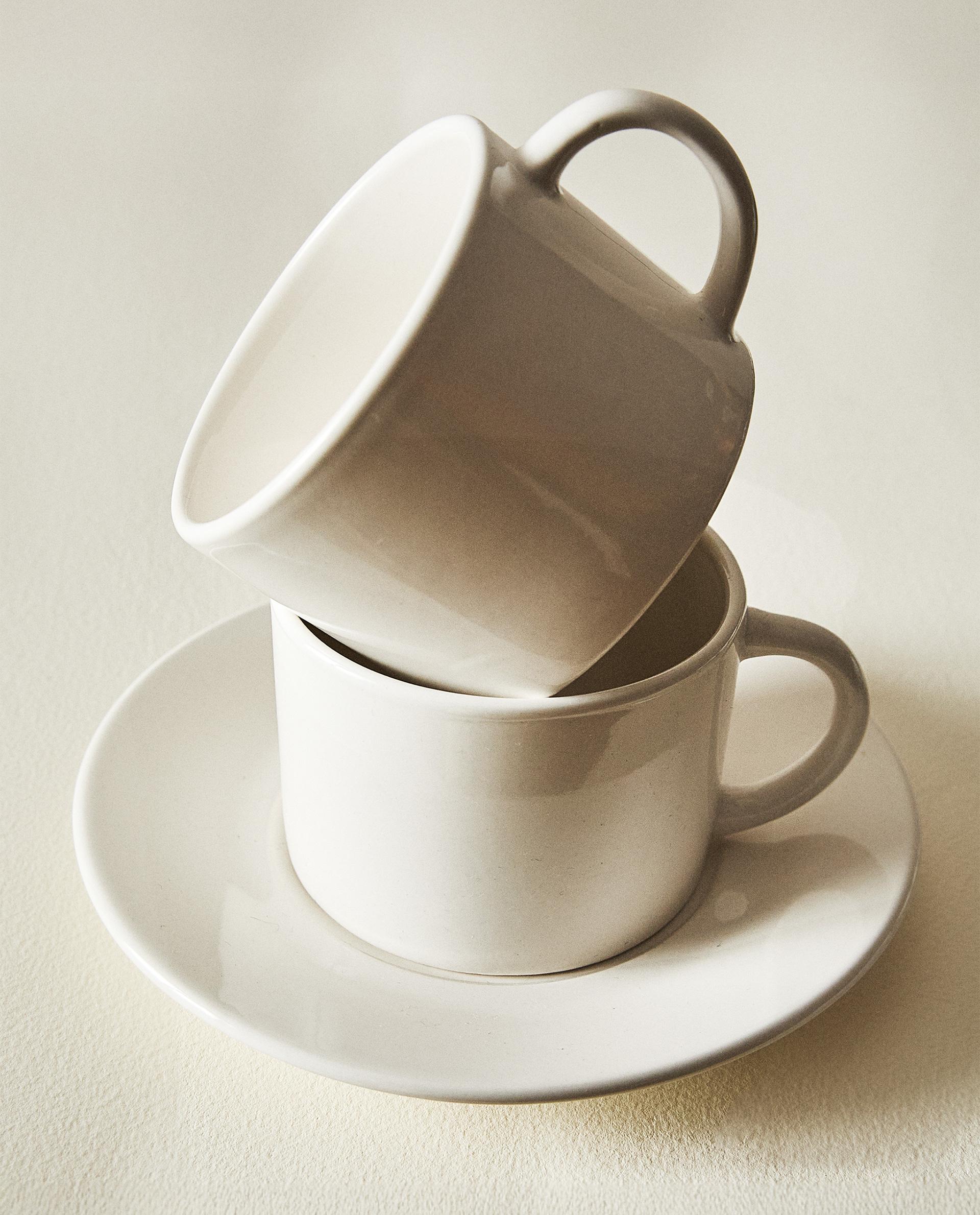 ちーちゃん 4点セット ZARA HOME 陶器 壺 シンプル ティーカップ ボーンチャイナ | Zara Home 日本/Japan