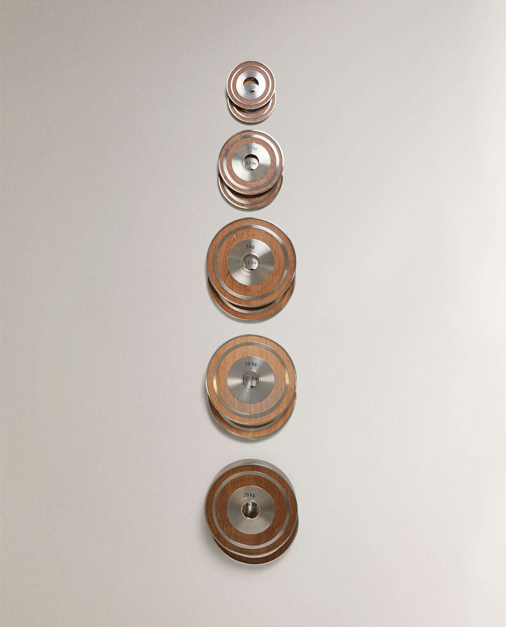 SET OF WOODEN DISC WEIGHTS (SET OF 2) product thumbnail 8