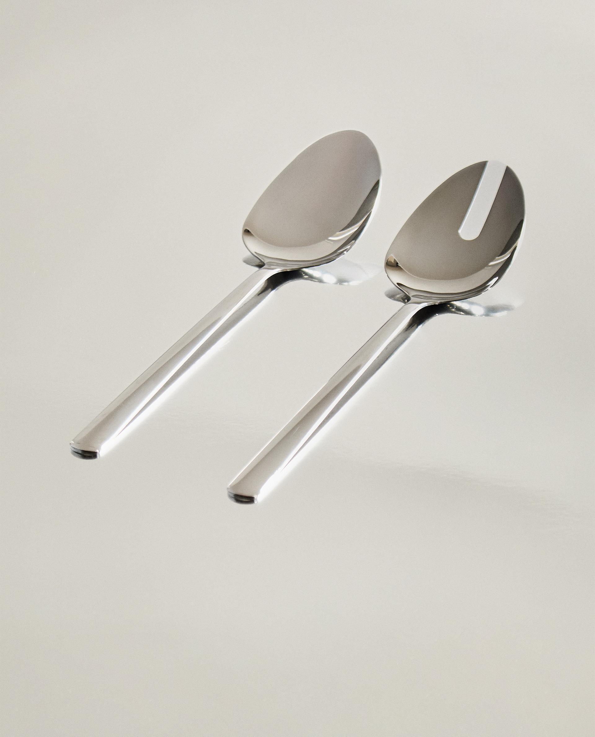 SET OF SHINY STEEL SALAD CUTLERY (SET OF 2) product thumbnail 7