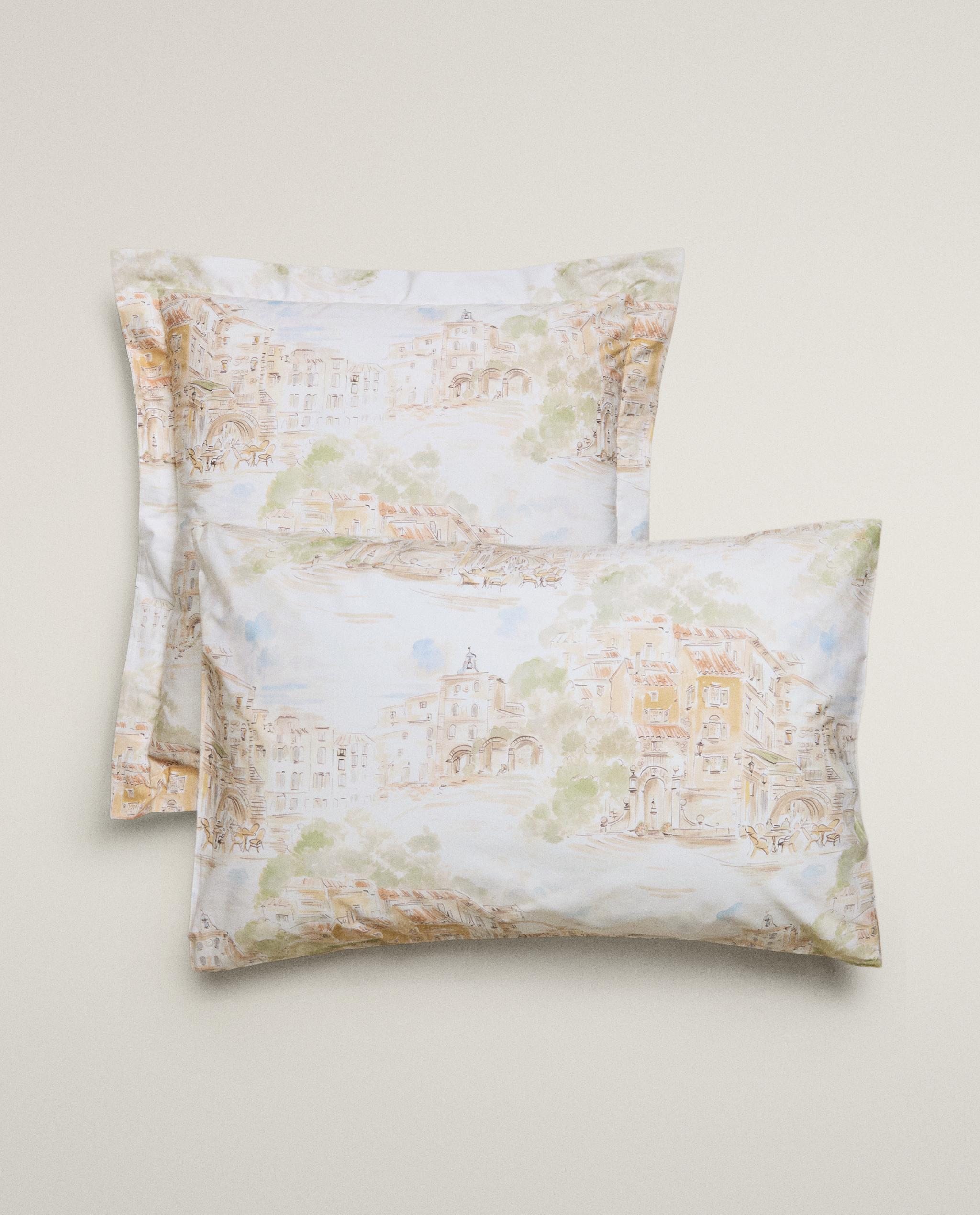 LANDSCAPE PRINT COTTON PILLOWCASE product thumbnail 10
