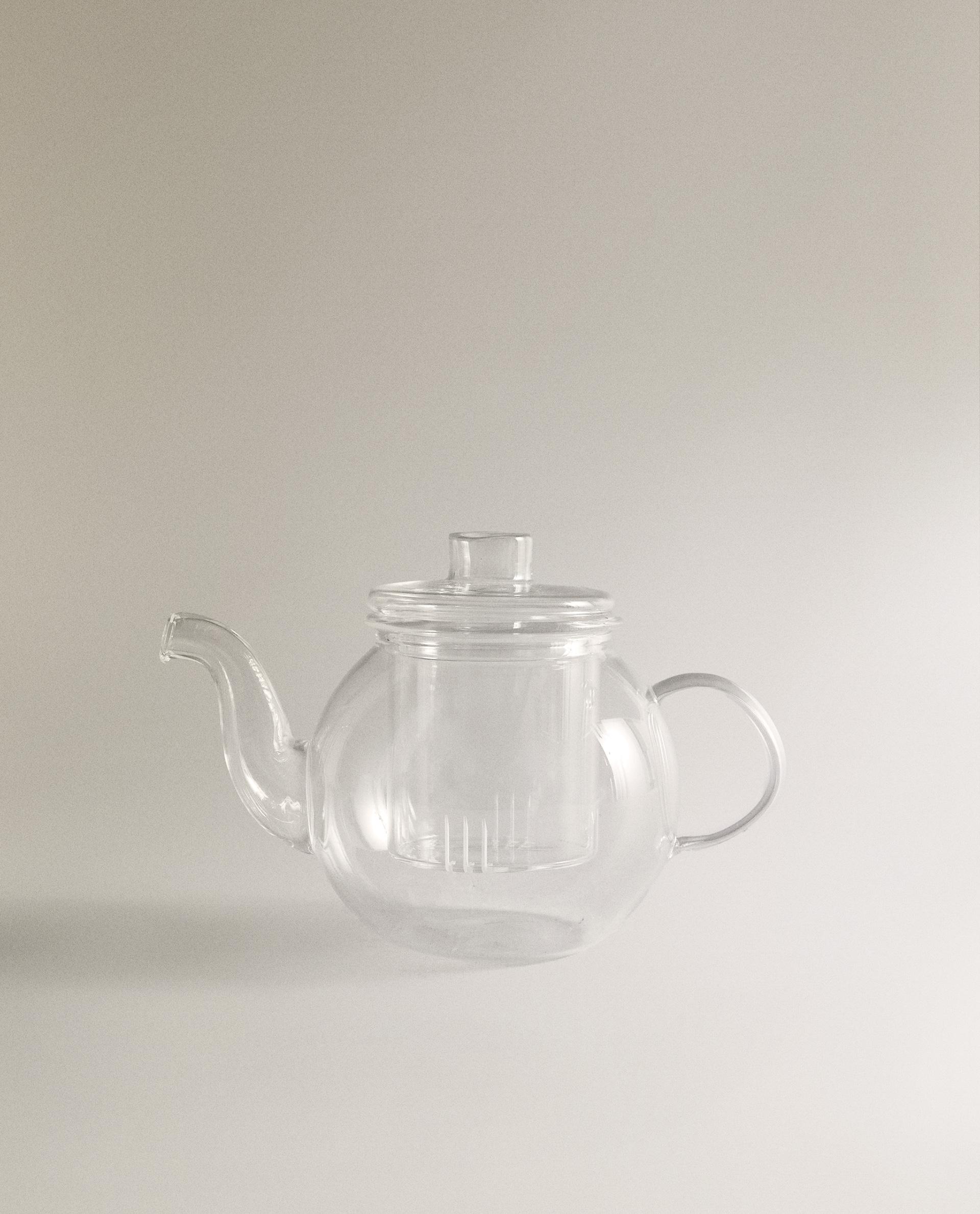 ボロシリケイトガラス インフューザーティーポット | Zara Home