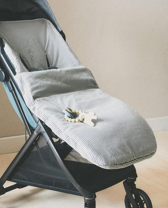 STRIPED BABY STROLLER BAG