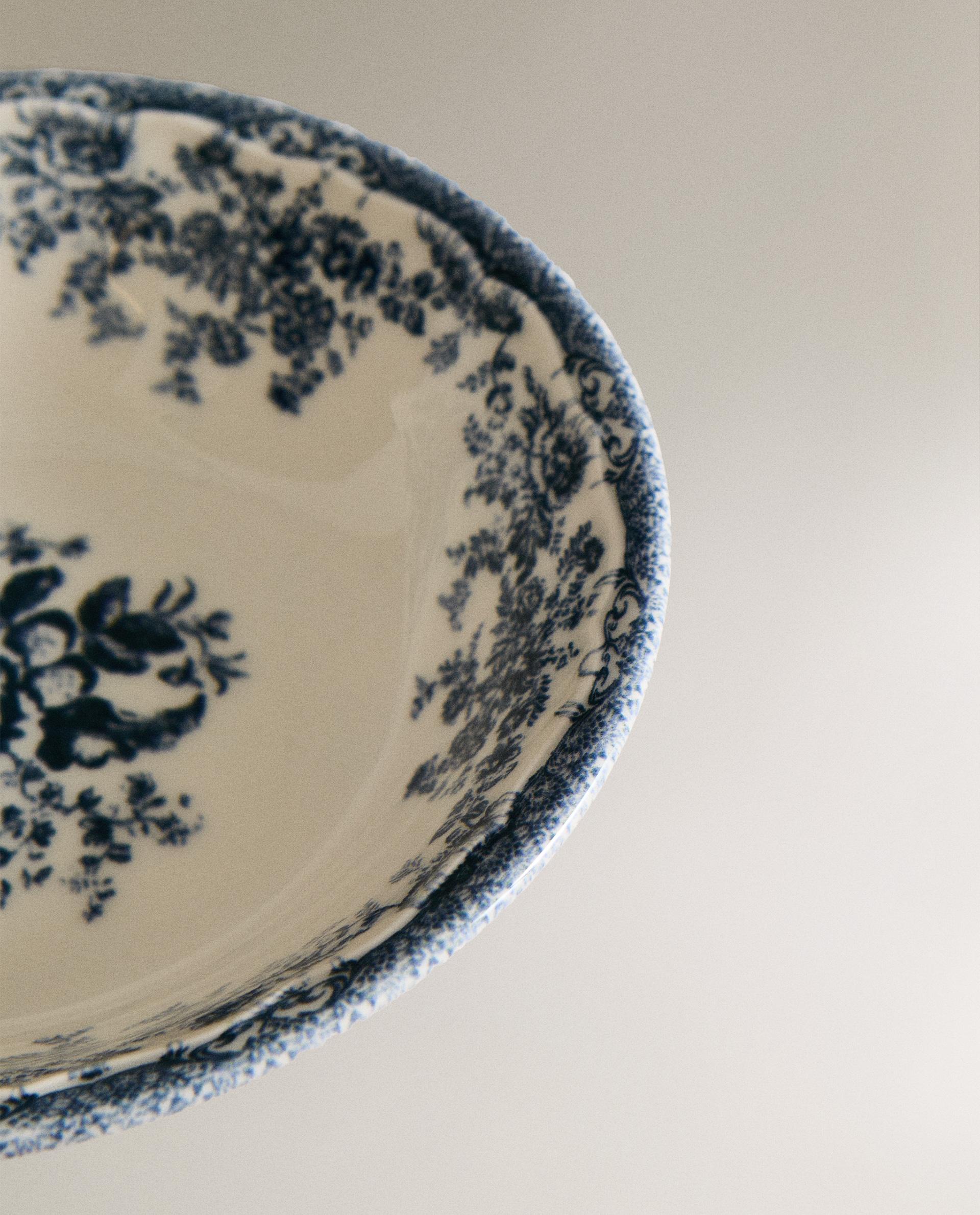 FLORAL EARTHENWARE BOWL product thumbnail 4