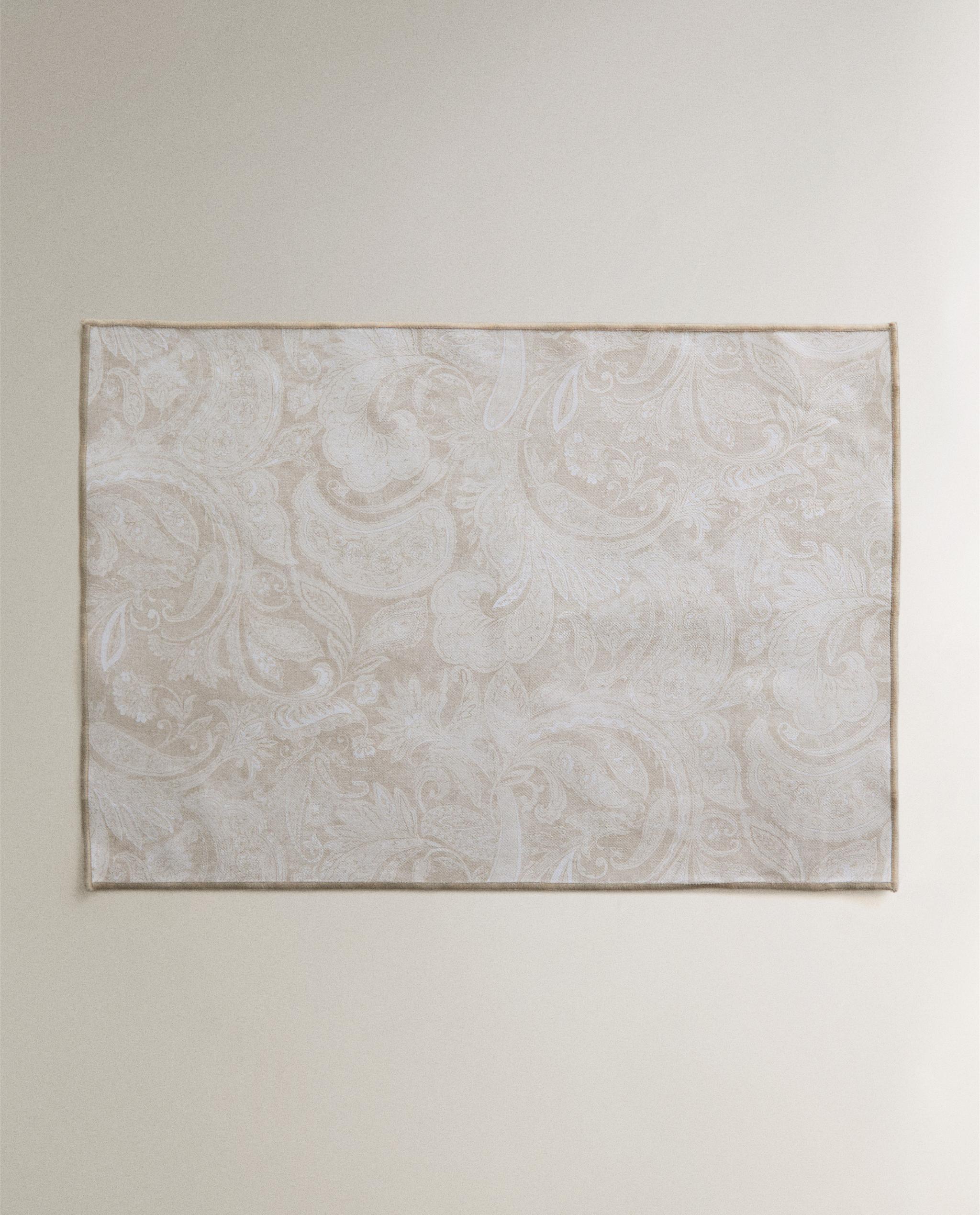 PAISLEY PRINT RESIN-COATED PLACEMAT product thumbnail 4