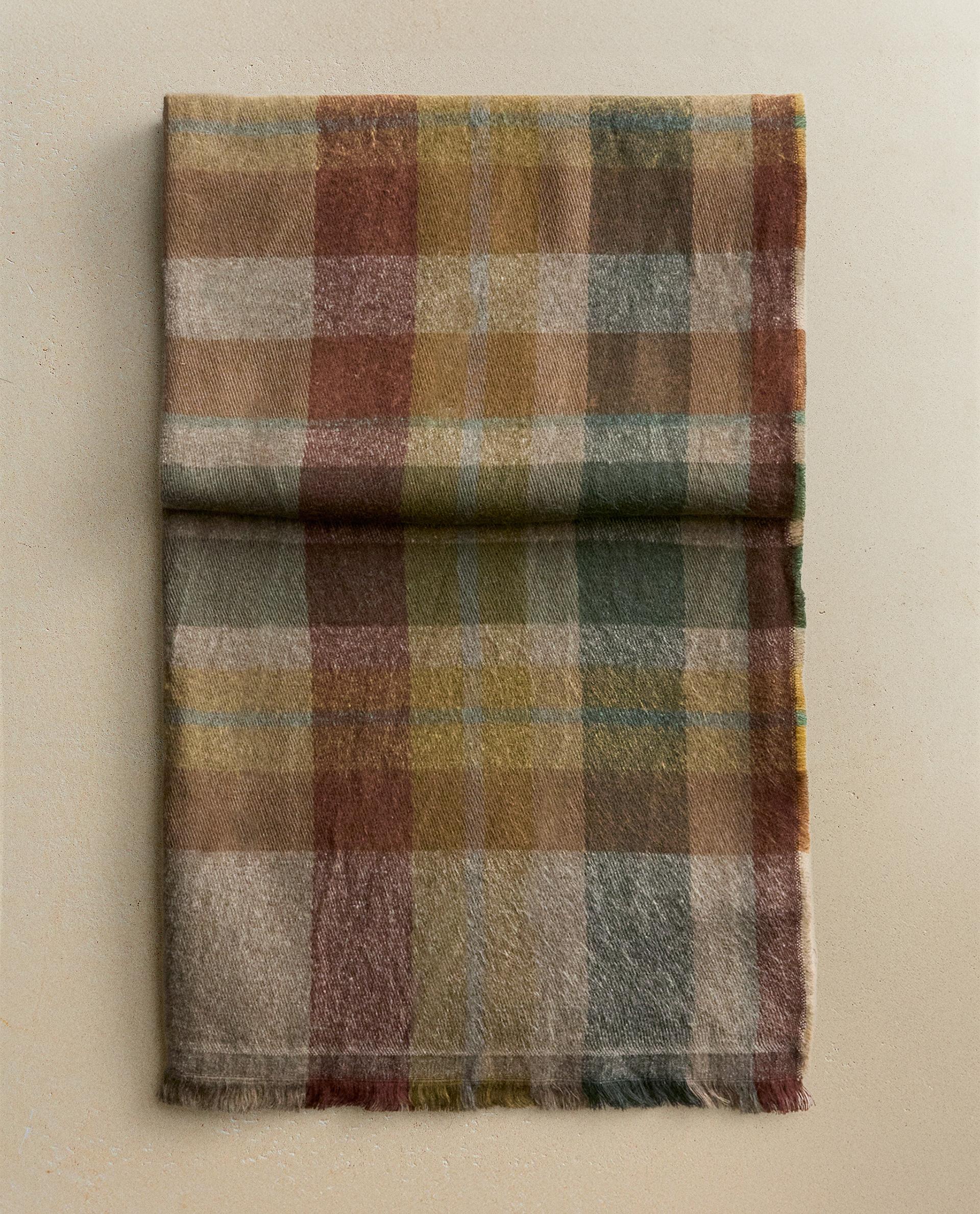 チェック コットン ブランケット | Zara Home 日本/Japan